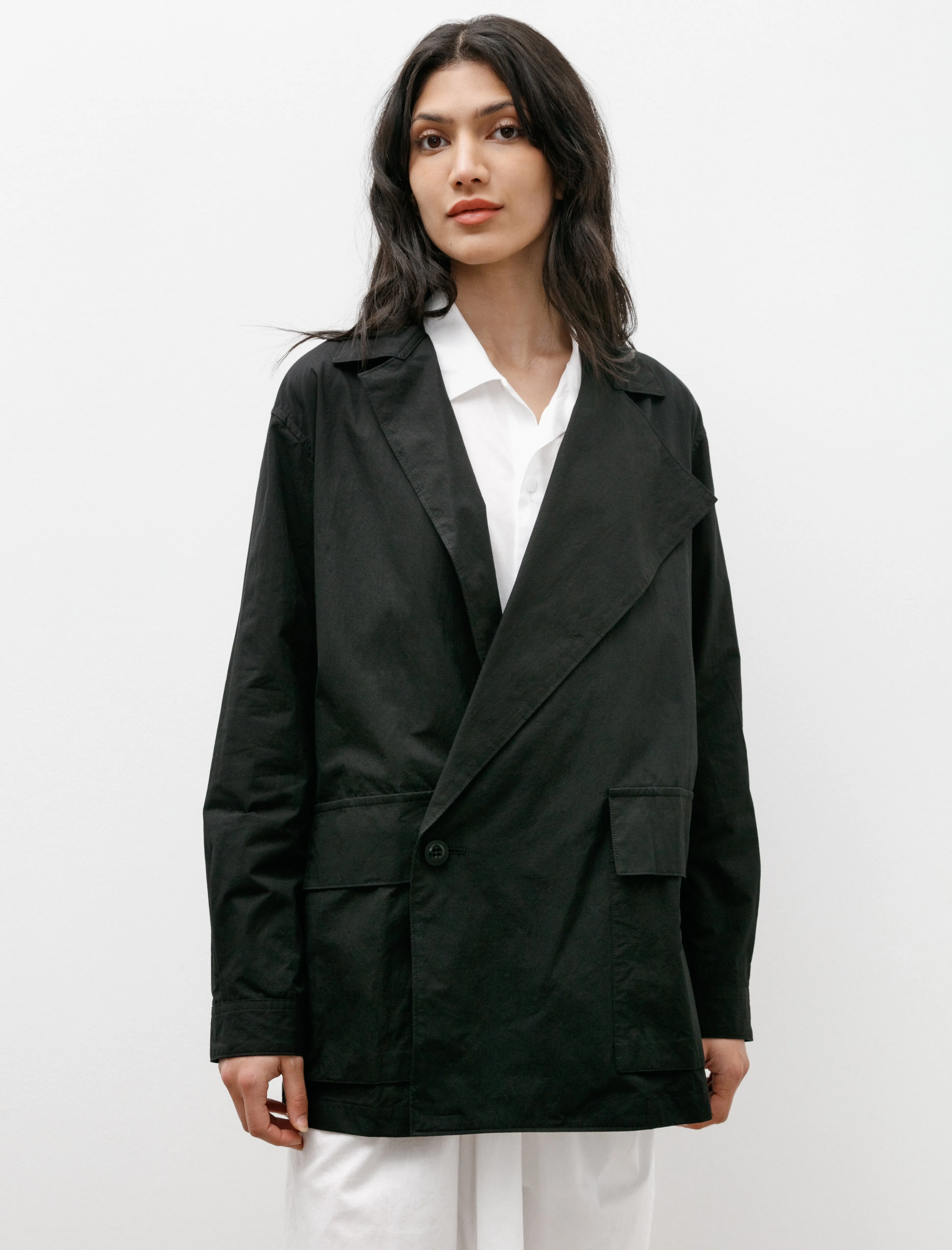 Short Jacket with Gusset Pocket Black sold by SHOP NEIGHBOR product image thumbnail 5