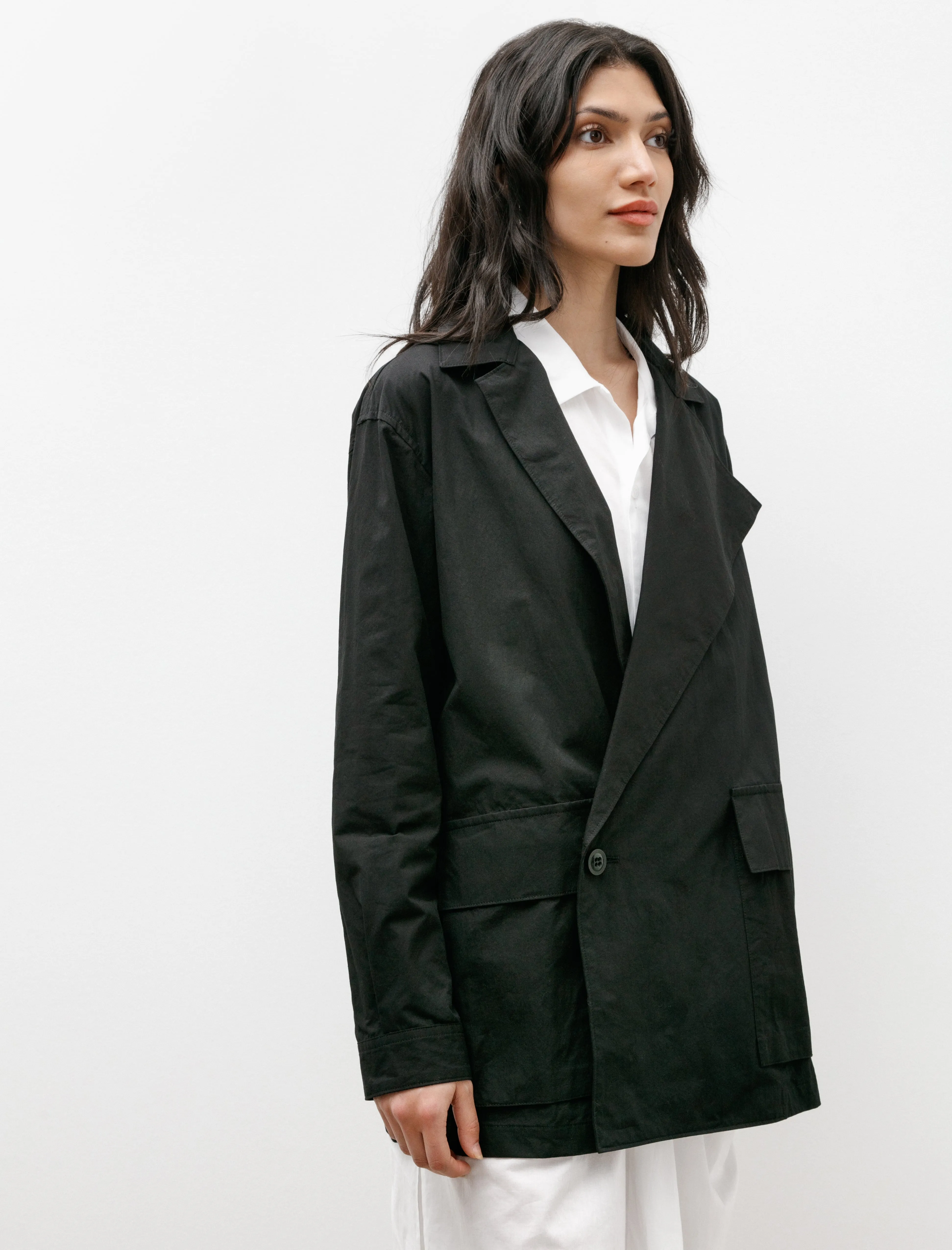 Short Jacket with Gusset Pocket Black sold by SHOP NEIGHBOR product image thumbnail 4