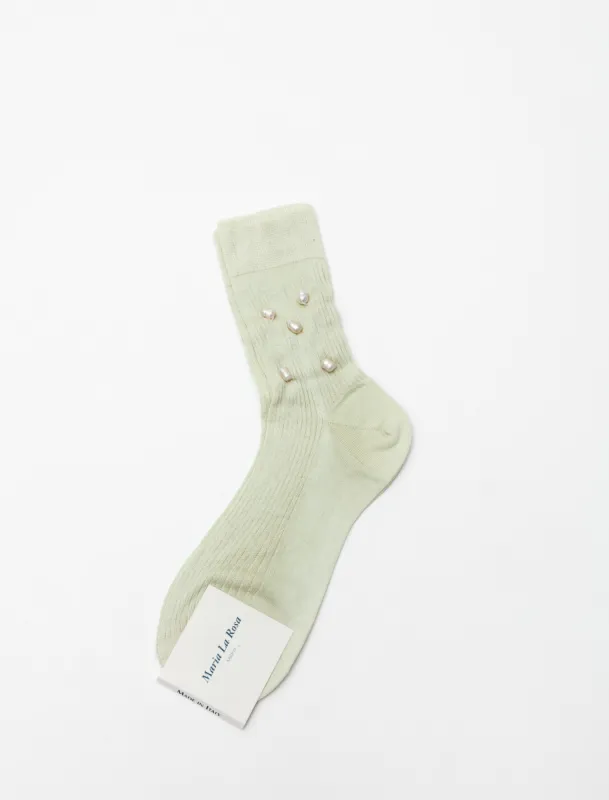 Pearl Socks Husk Beige sold by SHOP NEIGHBOR
