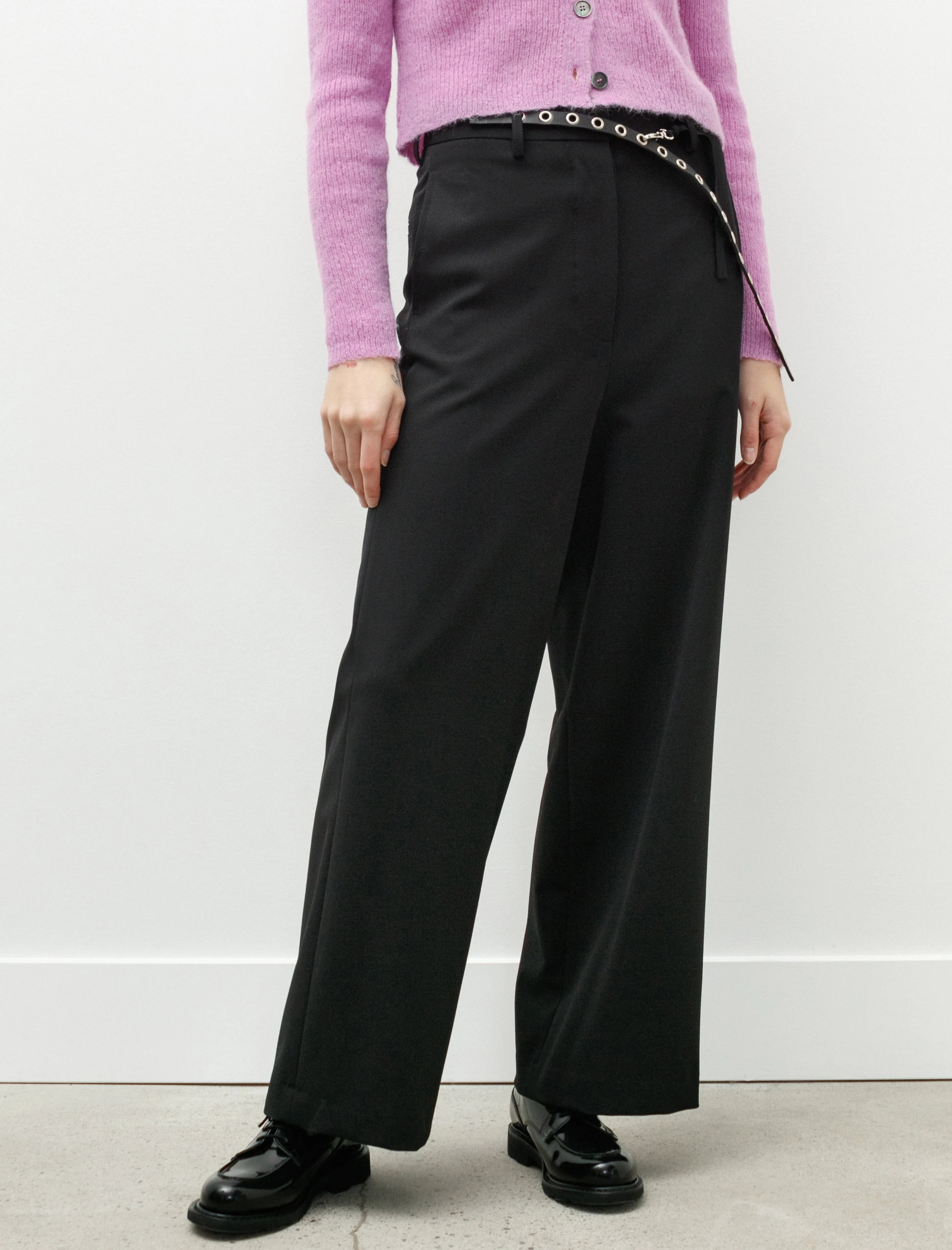Skater Pants Wool Suiting Black sold by SHOP NEIGHBOR product image thumbnail 2