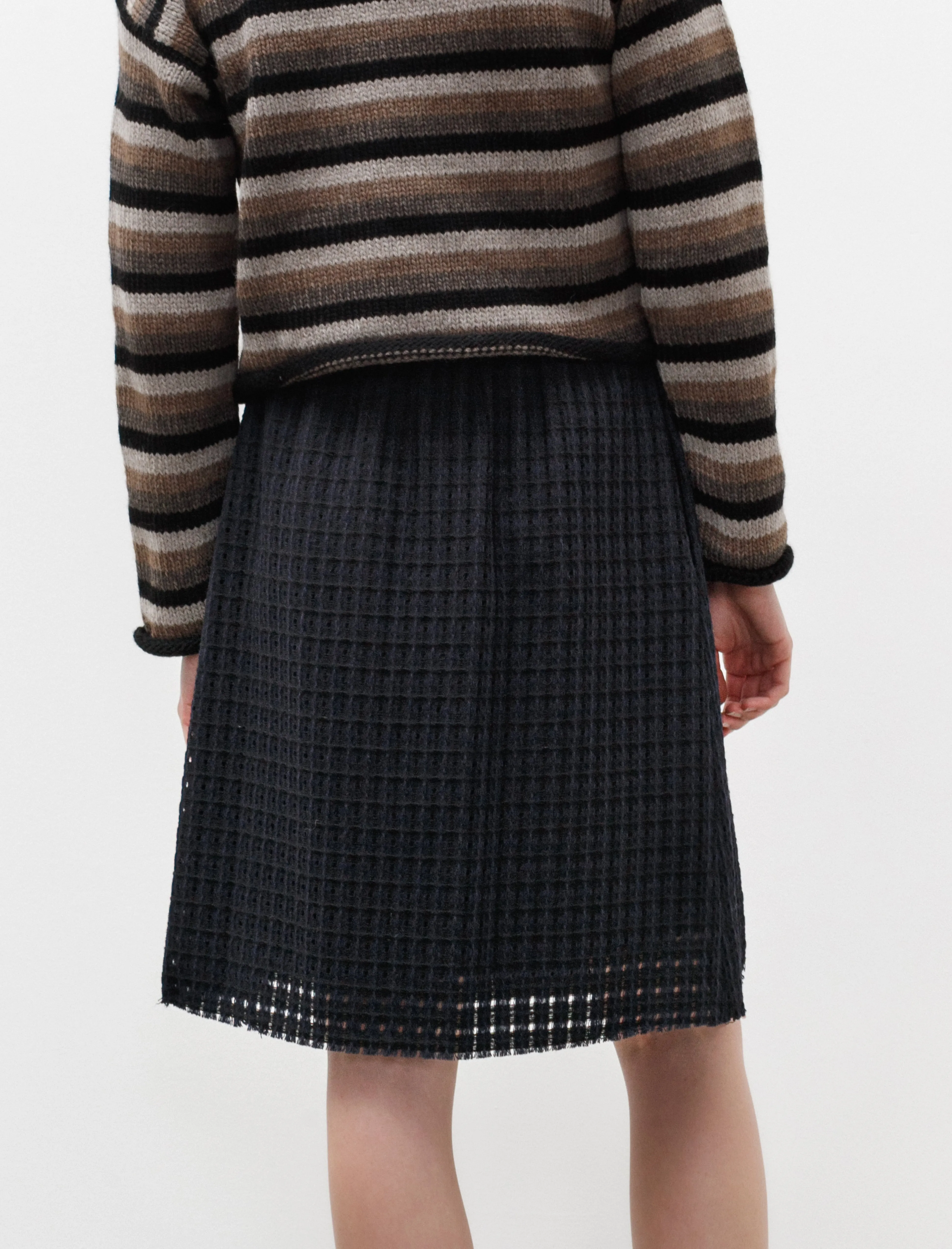 Audrey Skirt Navy and Black sold by SHOP NEIGHBOR product image thumbnail 3