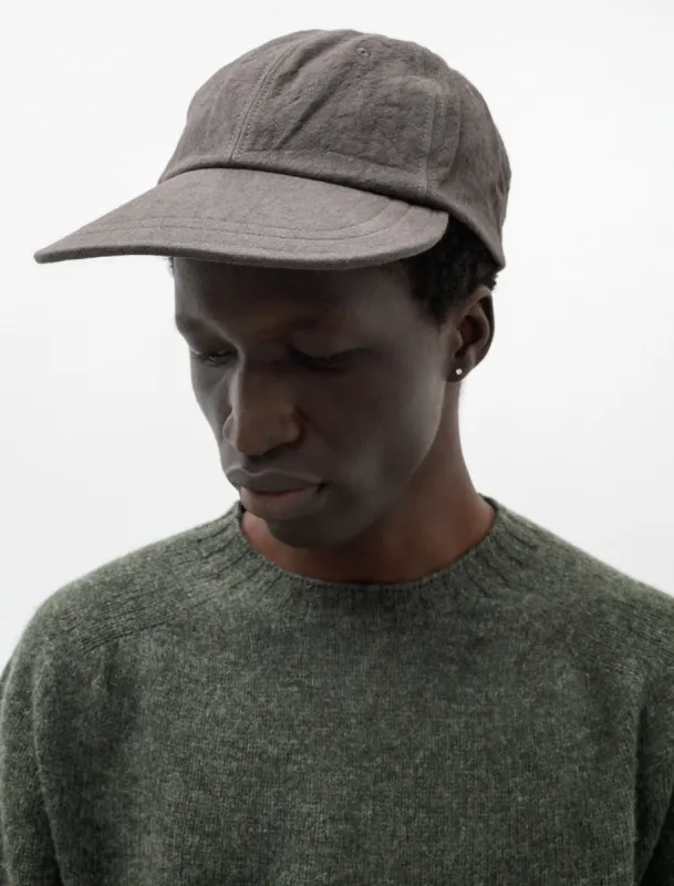 Long Brim Cap Linen Ramie made by SHOP NEIGHBOR