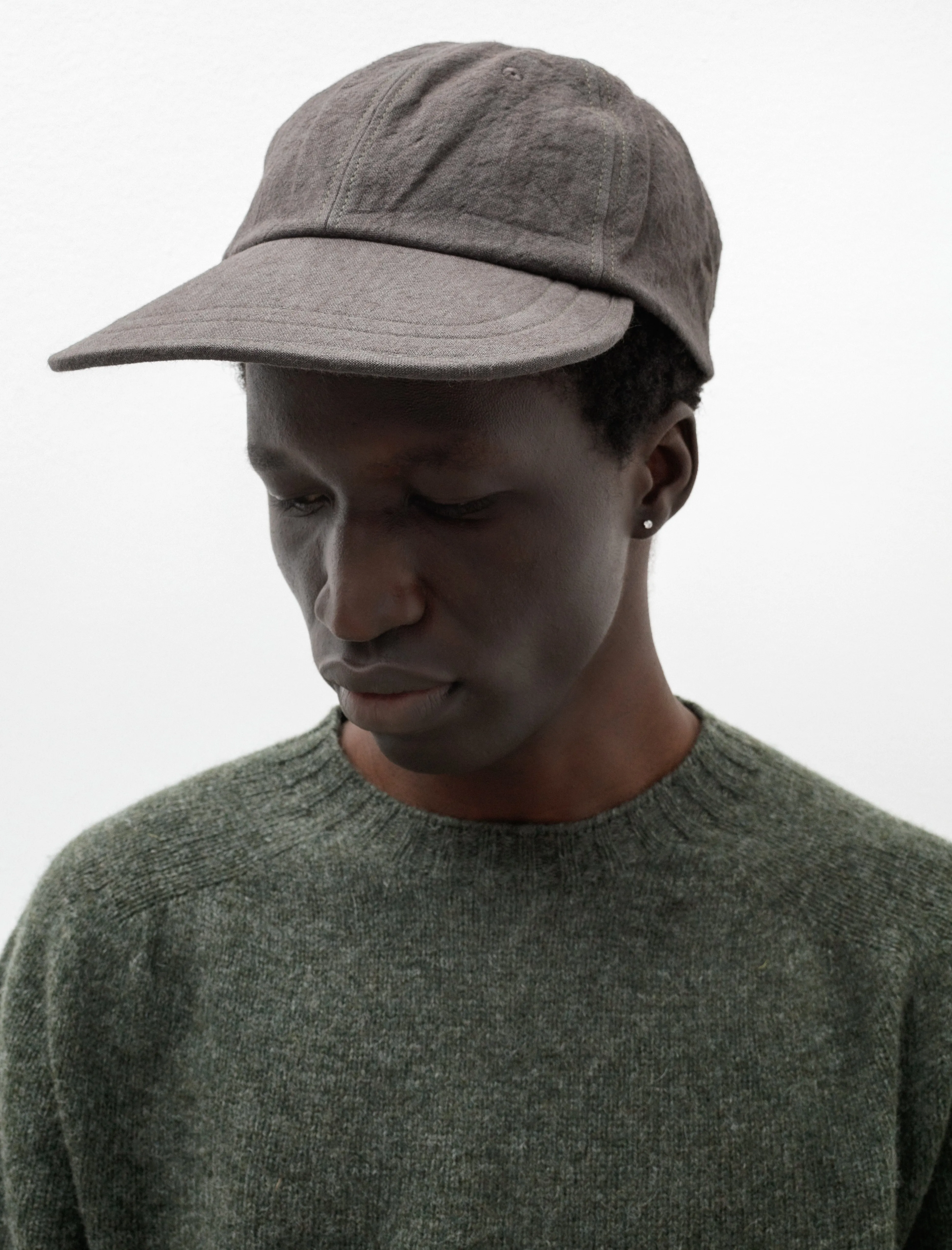 Long Brim Cap Linen Ramie sold by SHOP NEIGHBOR
