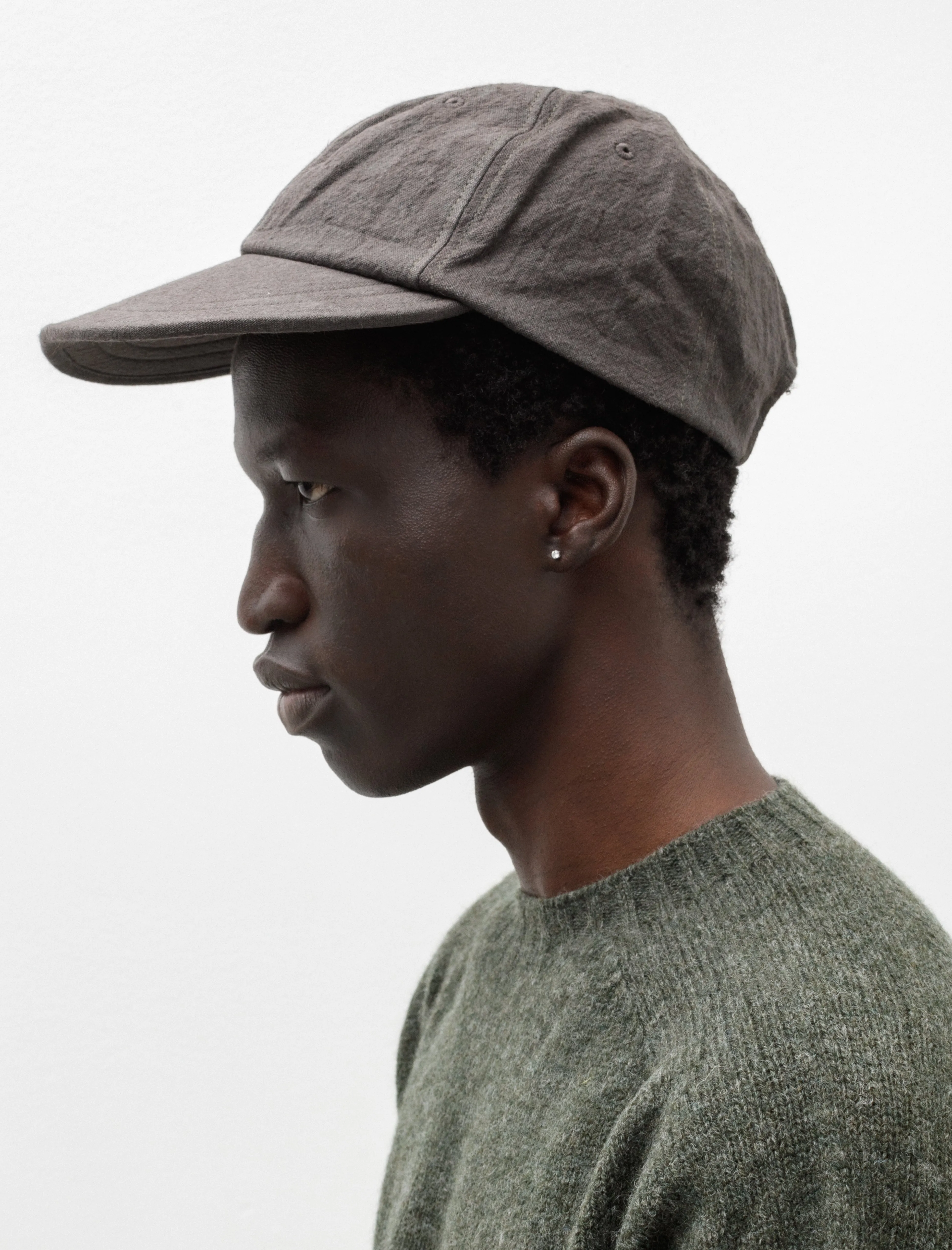 Long Brim Cap Linen Ramie sold by SHOP NEIGHBOR product image thumbnail 3