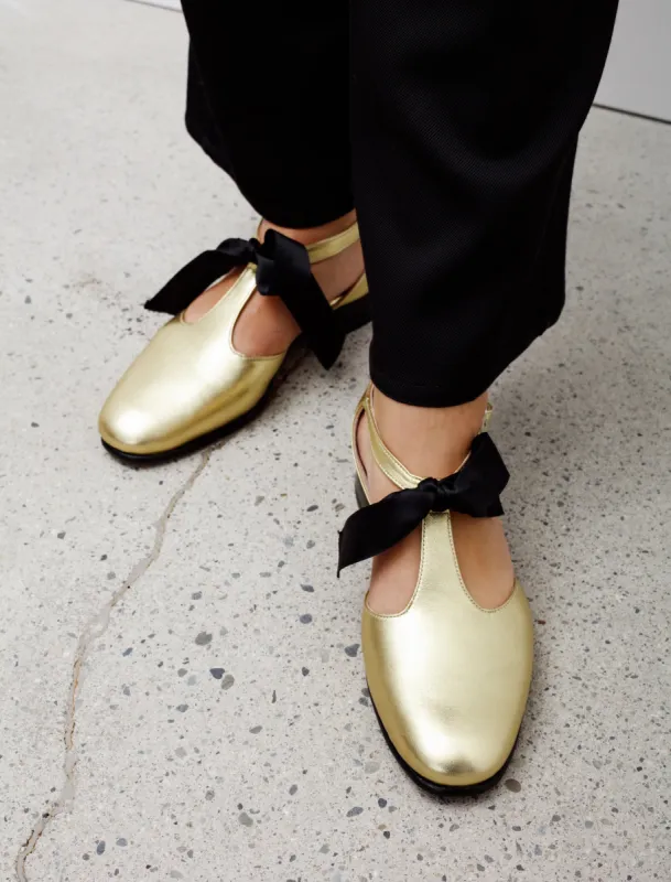 Gold Theatre Shoe sold by SHOP NEIGHBOR