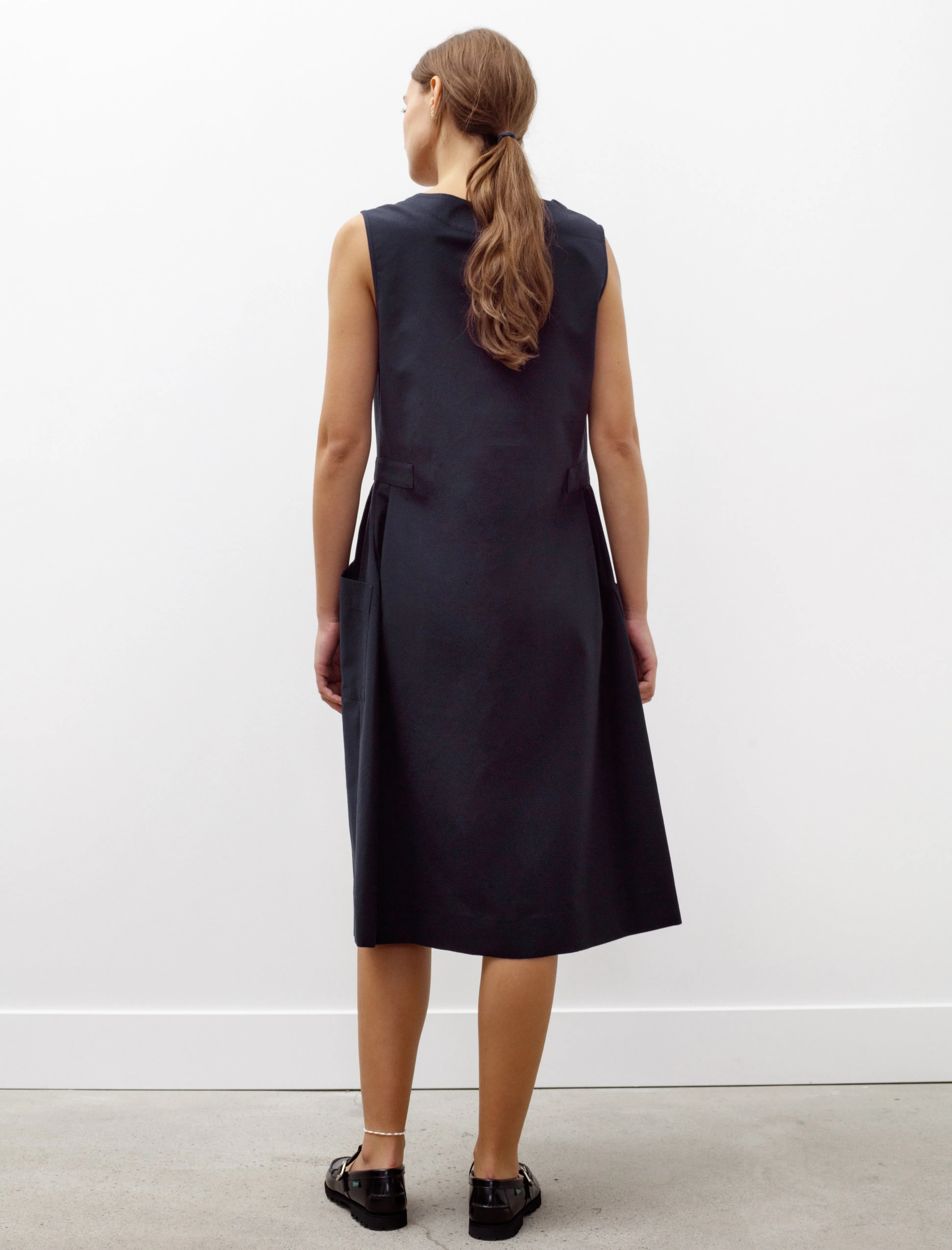 Smock Dress Wool Cotton Ink sold by SHOP NEIGHBOR product image thumbnail 5