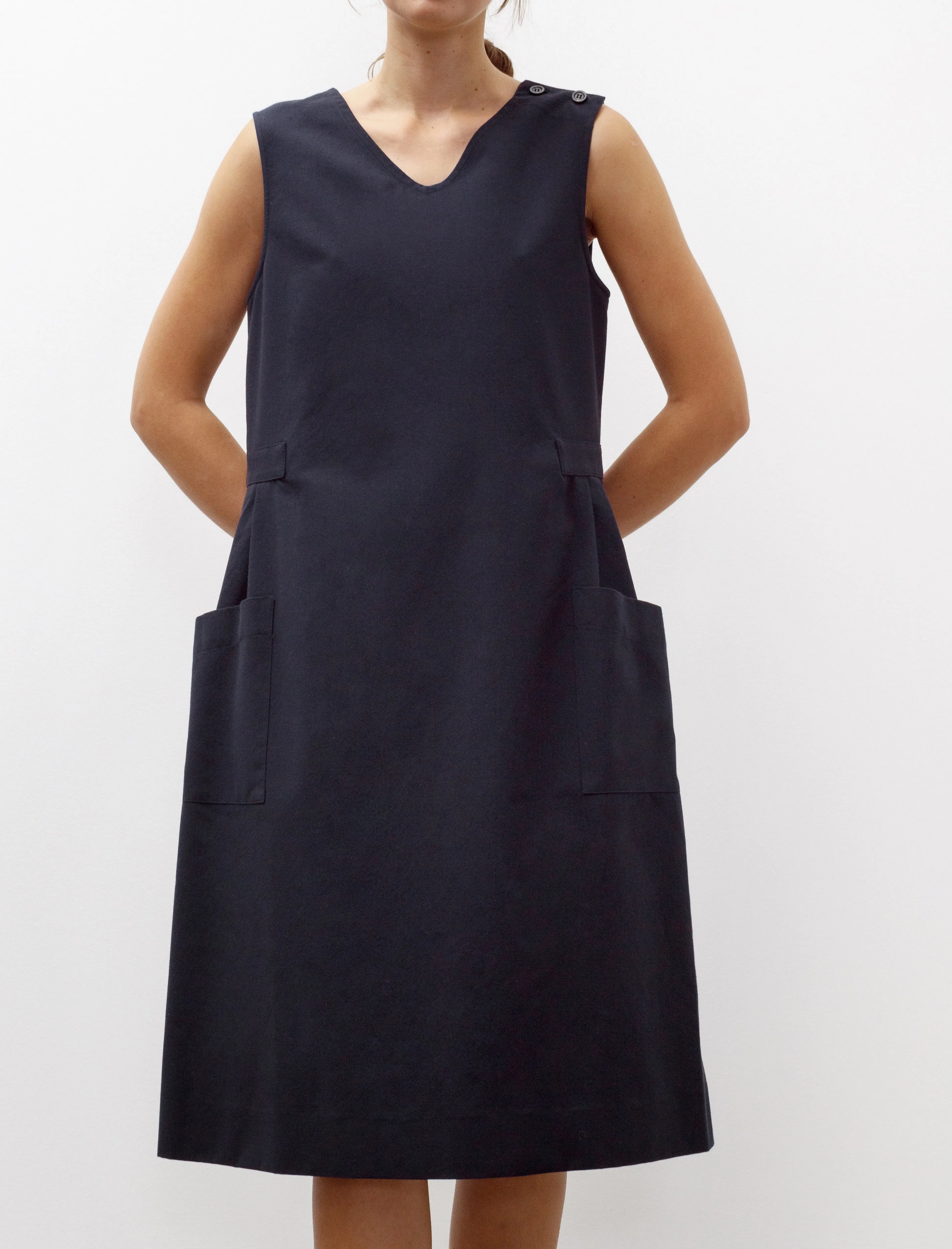 Smock Dress Wool Cotton Ink sold by SHOP NEIGHBOR product image thumbnail 2