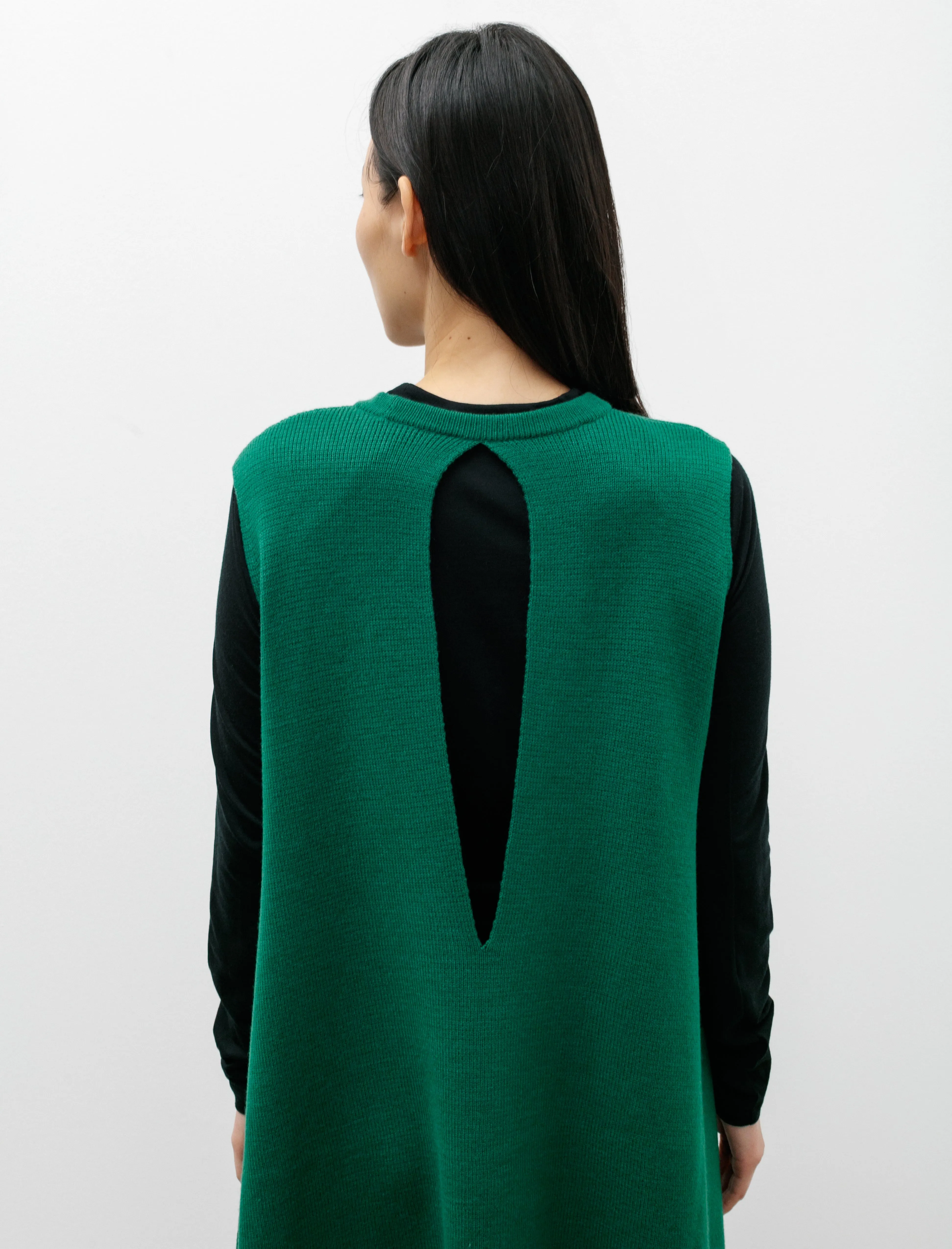 Wool Milan Sleeveless Dress Grass sold by SHOP NEIGHBOR product image thumbnail 5