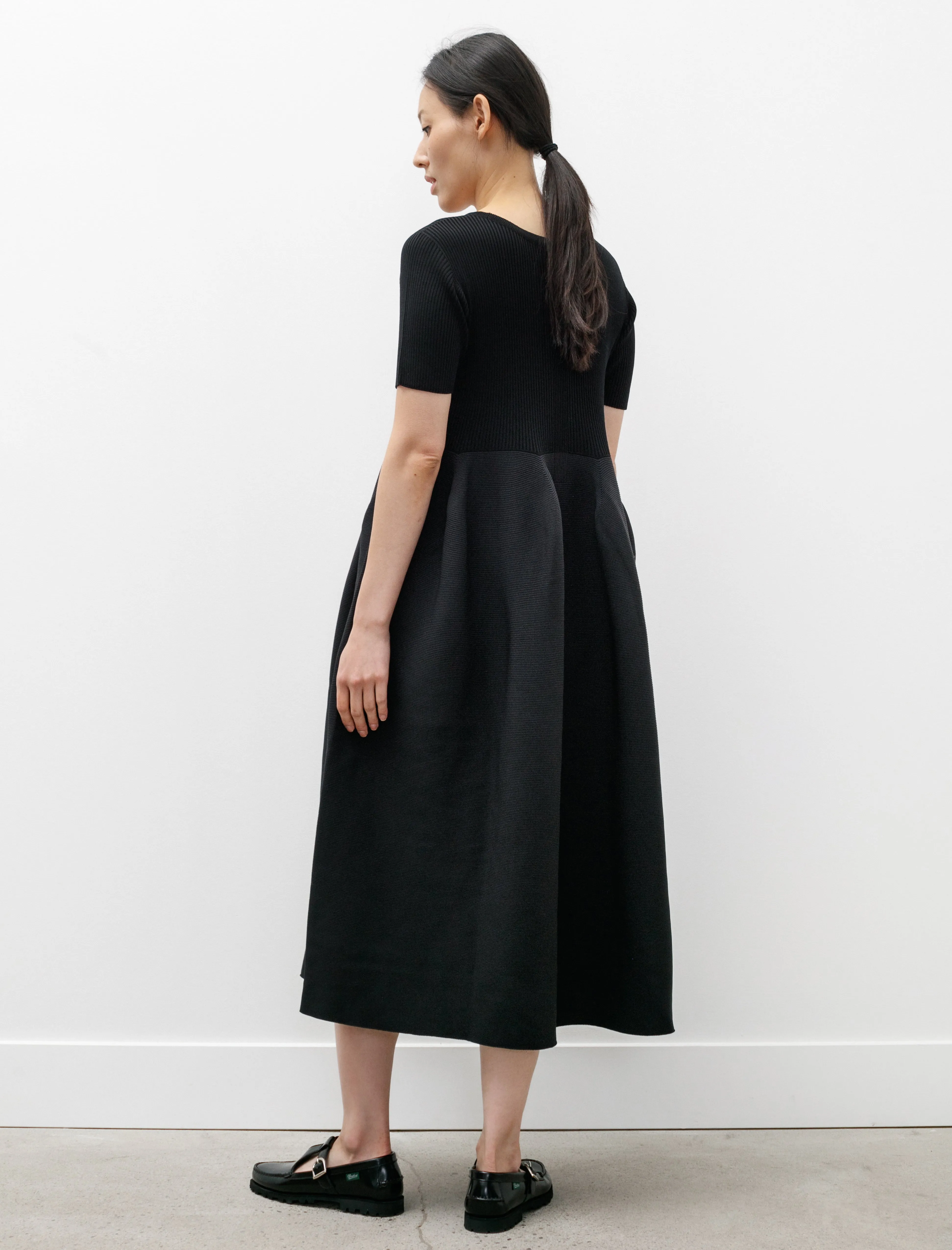 Pottery Cupro Short Sleeve Dress Black sold by SHOP NEIGHBOR product image thumbnail 3