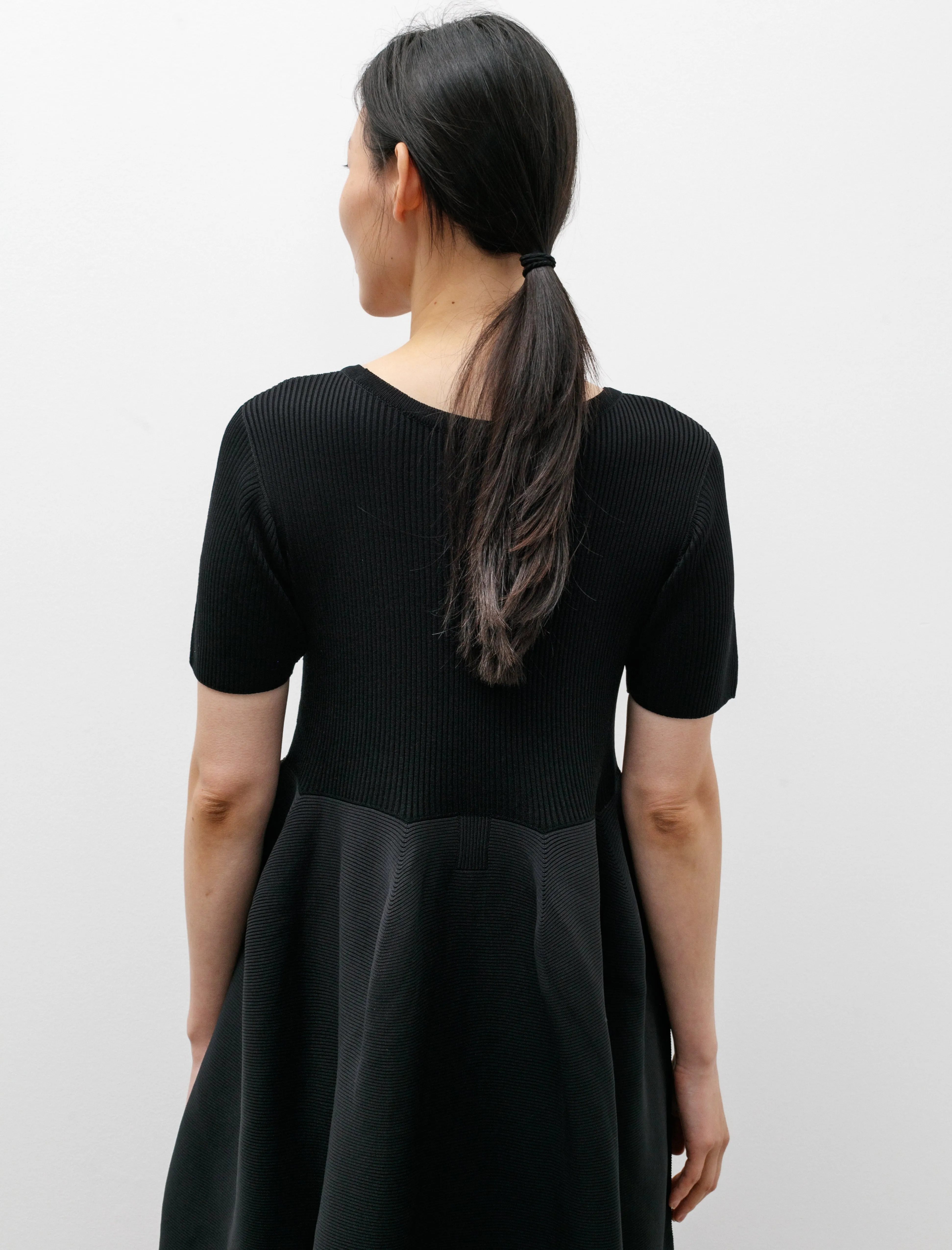 Pottery Cupro Short Sleeve Dress Black sold by SHOP NEIGHBOR product image thumbnail 5