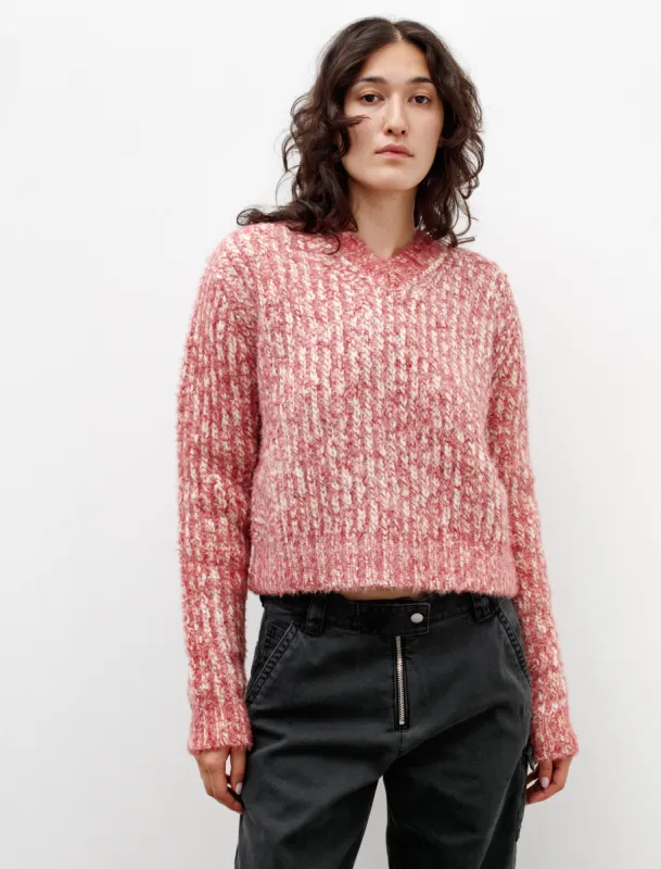 Loose Fit Jumper Red Mélange sold by SHOP NEIGHBOR