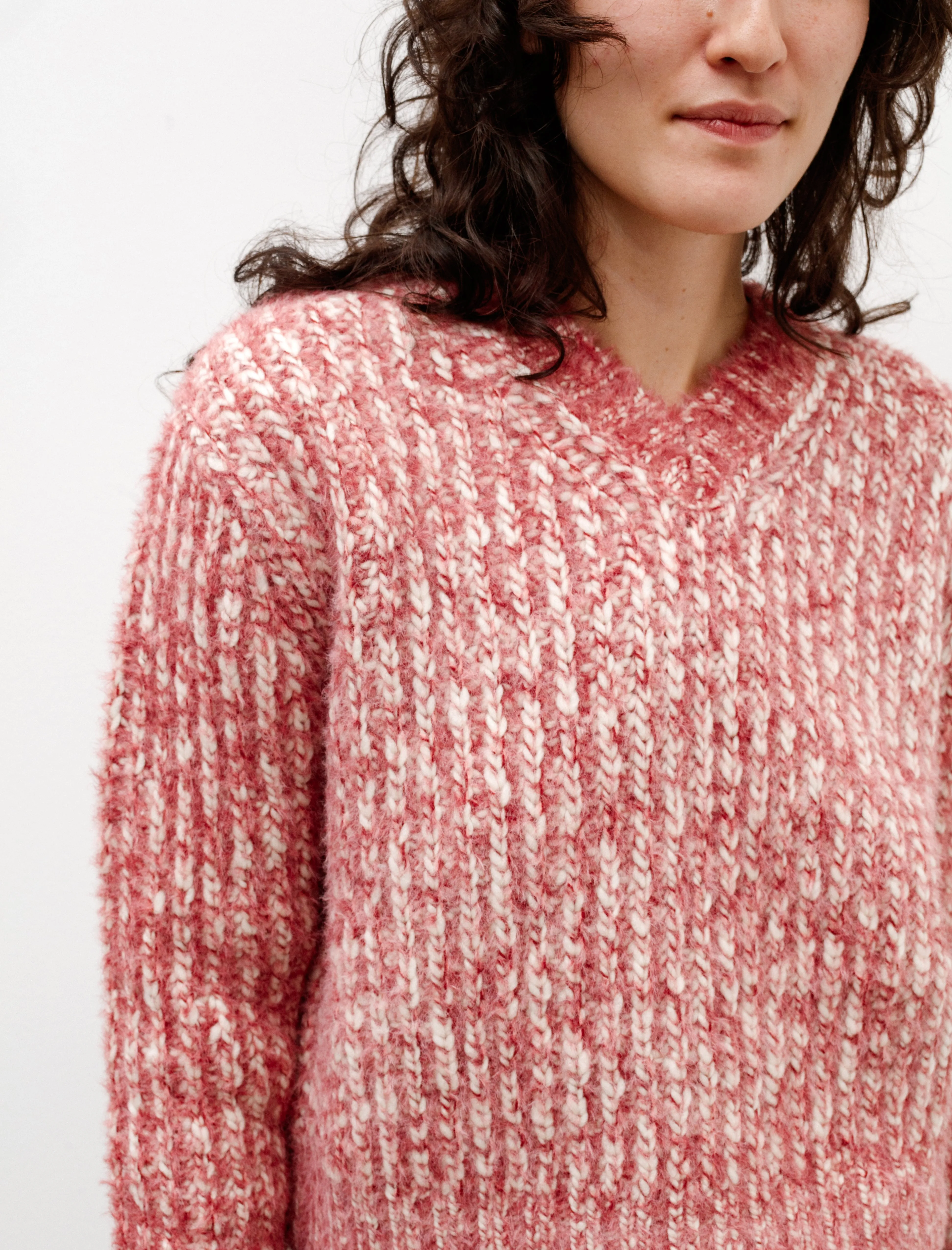 Loose Fit Jumper Red Mélange sold by SHOP NEIGHBOR product image thumbnail 2