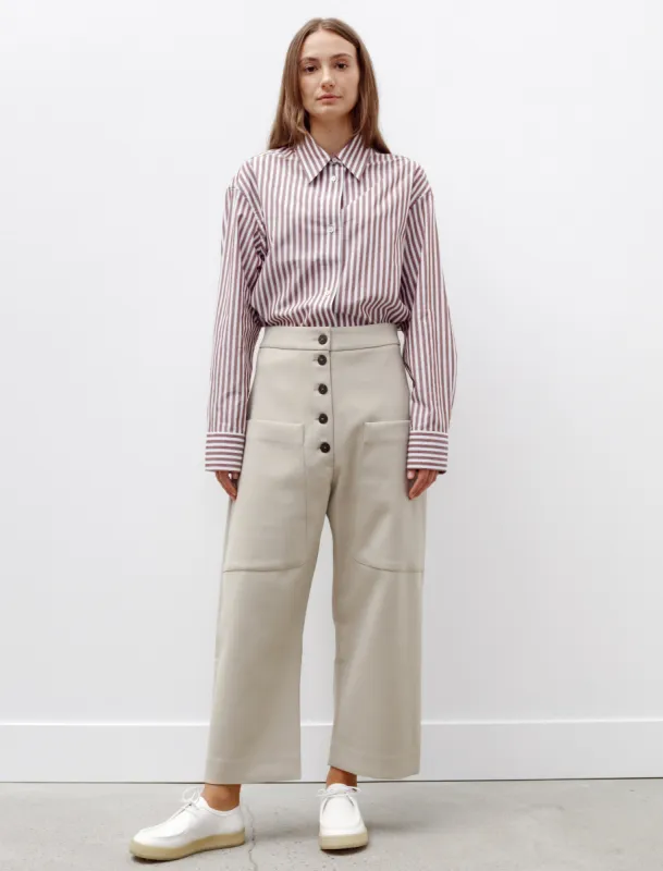 Taupo Rounded Leg Pants Light Bamboo made by SHOP NEIGHBOR