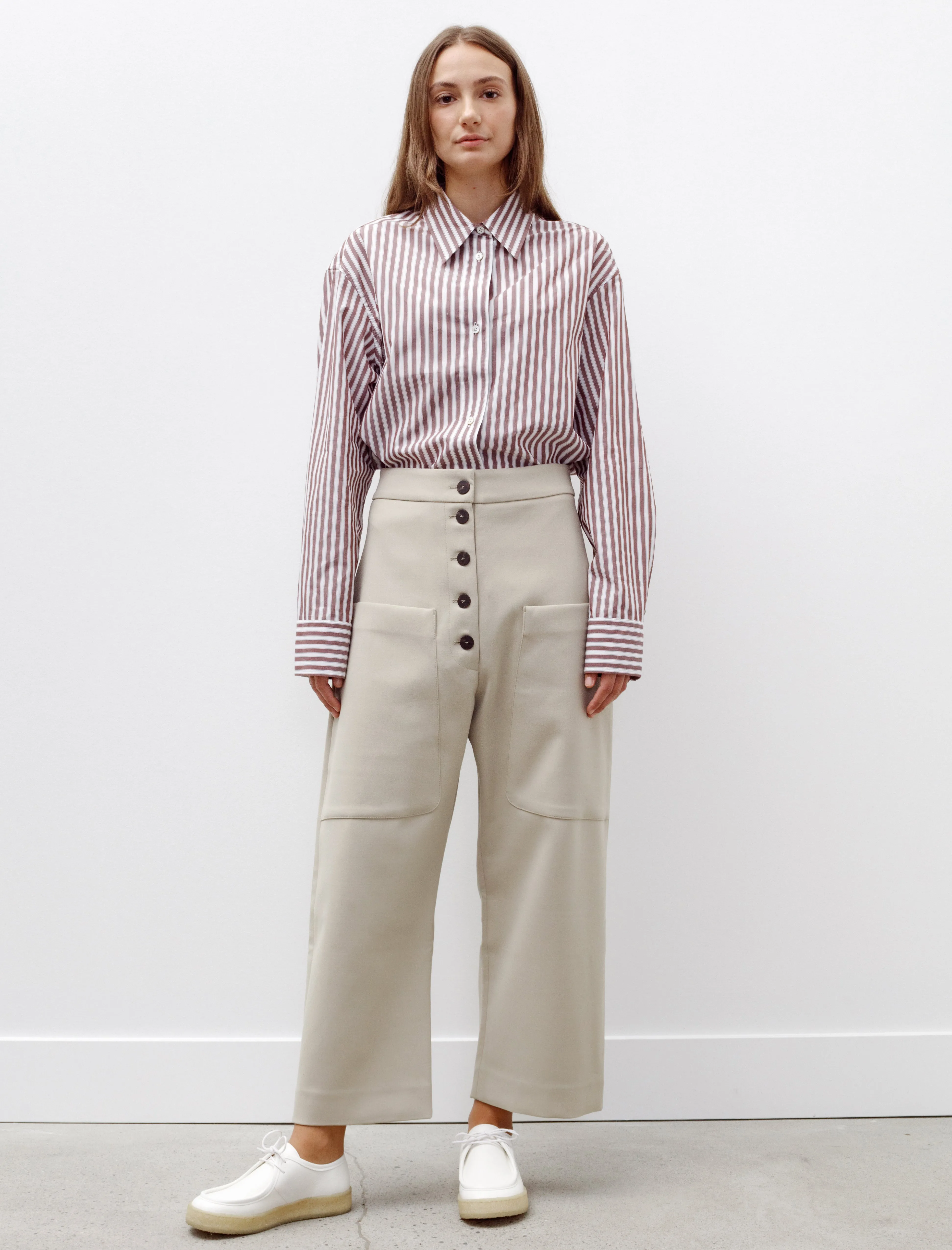 Taupo Rounded Leg Pants Light Bamboo sold by SHOP NEIGHBOR