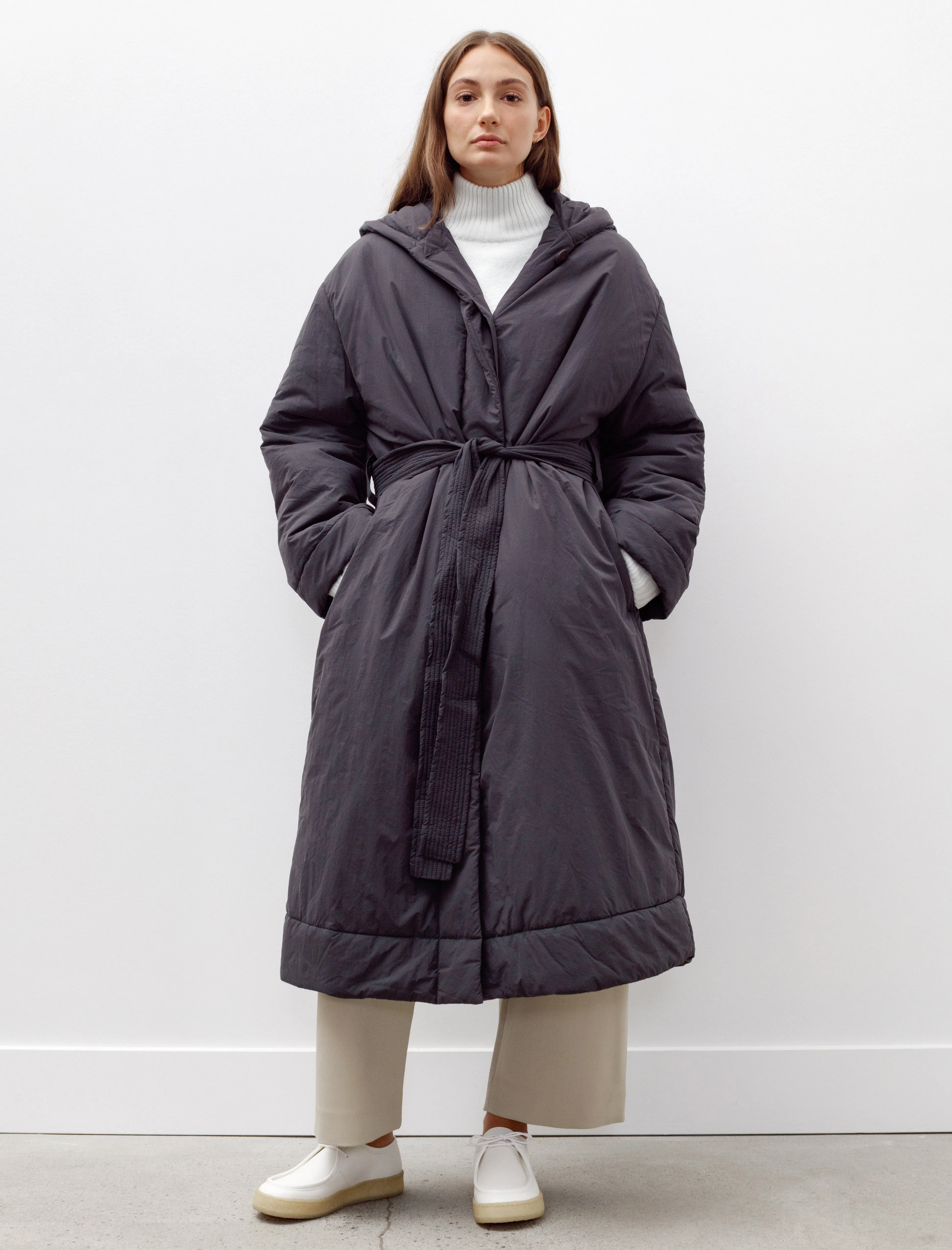 Kariba Belted Wrap Puffer Coat Black sold by SHOP NEIGHBOR product image thumbnail 3