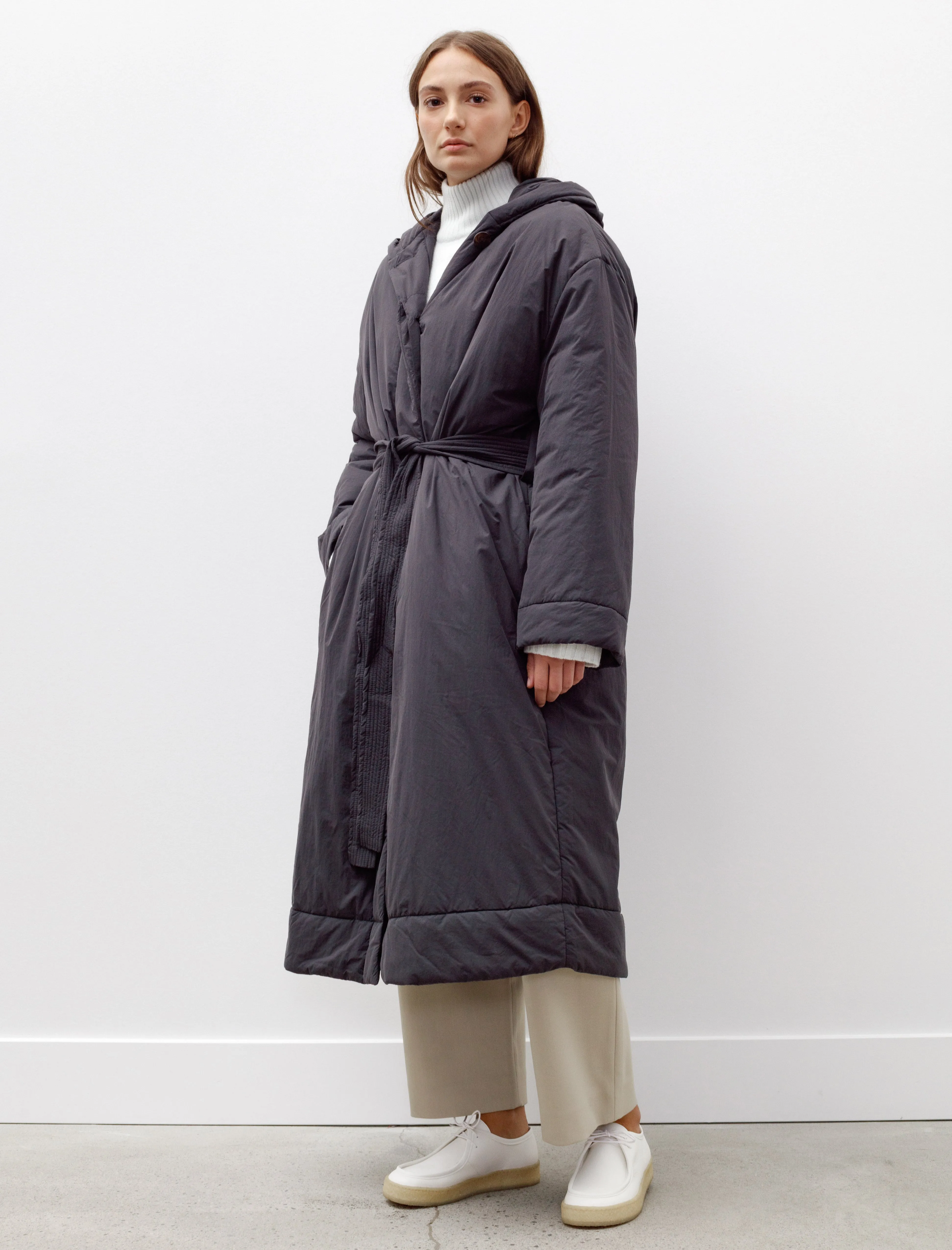 Kariba Belted Wrap Puffer Coat Black sold by SHOP NEIGHBOR