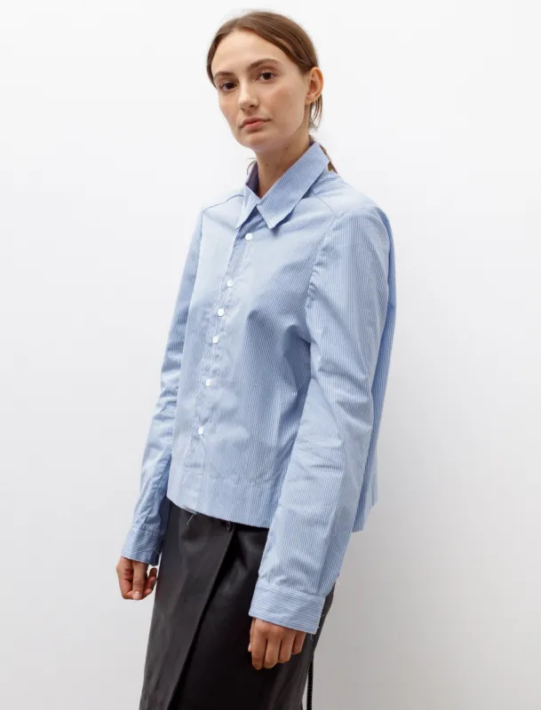 Cropped Gap Shirt Blue Stripe sold by SHOP NEIGHBOR