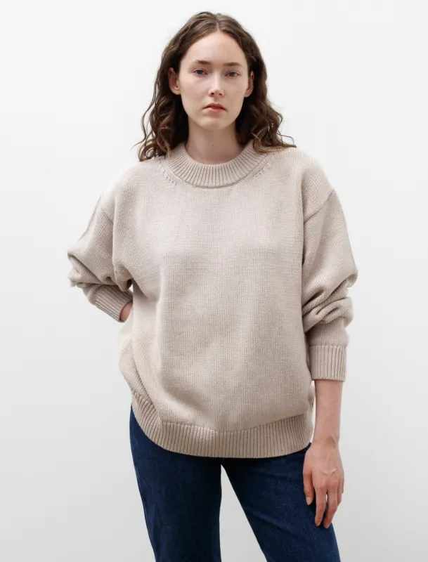 Senjo Cotton Knit Oatmeal sold by SHOP NEIGHBOR