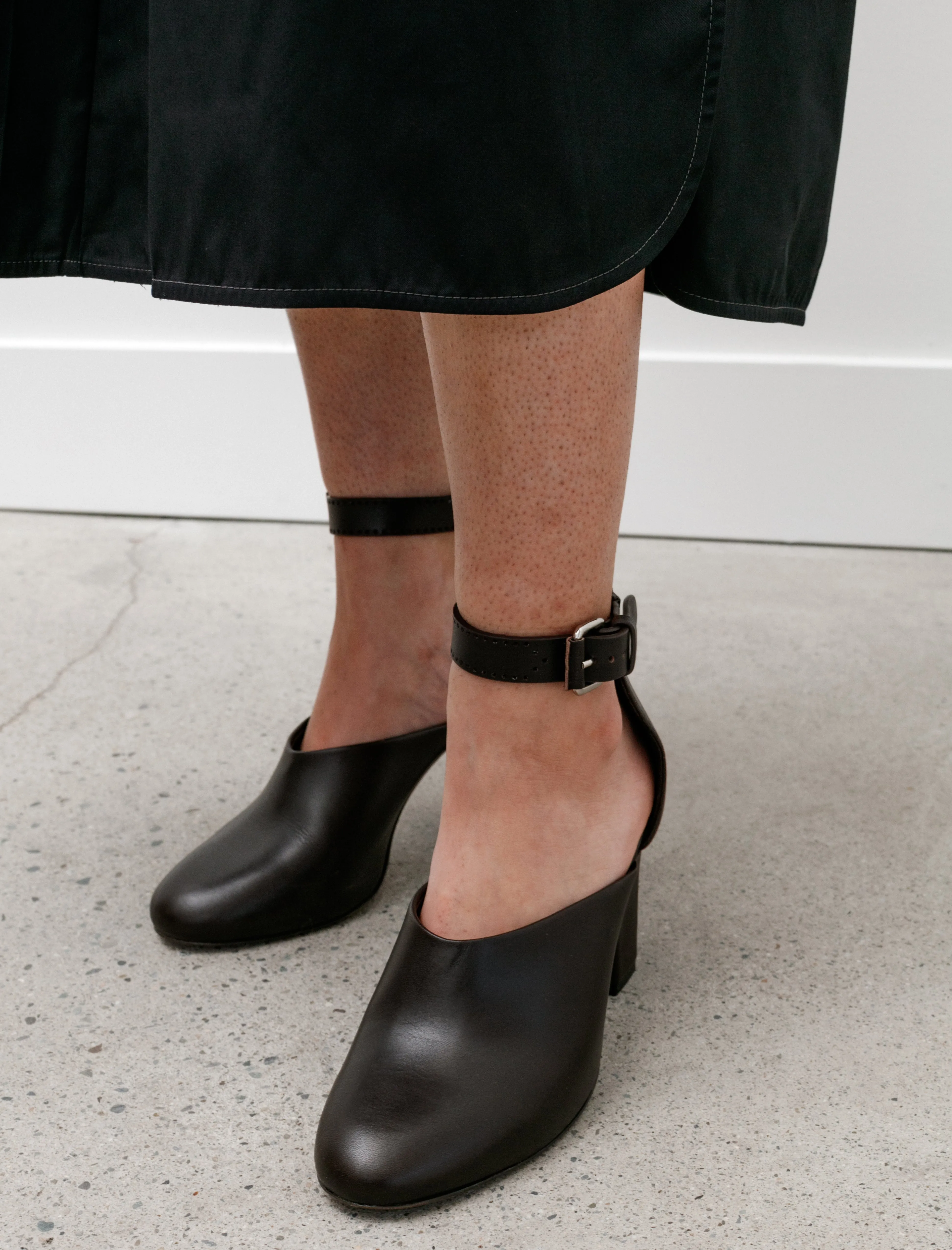 Round Toe Open Pump Dark Chocolate sold by SHOP NEIGHBOR product image thumbnail 3