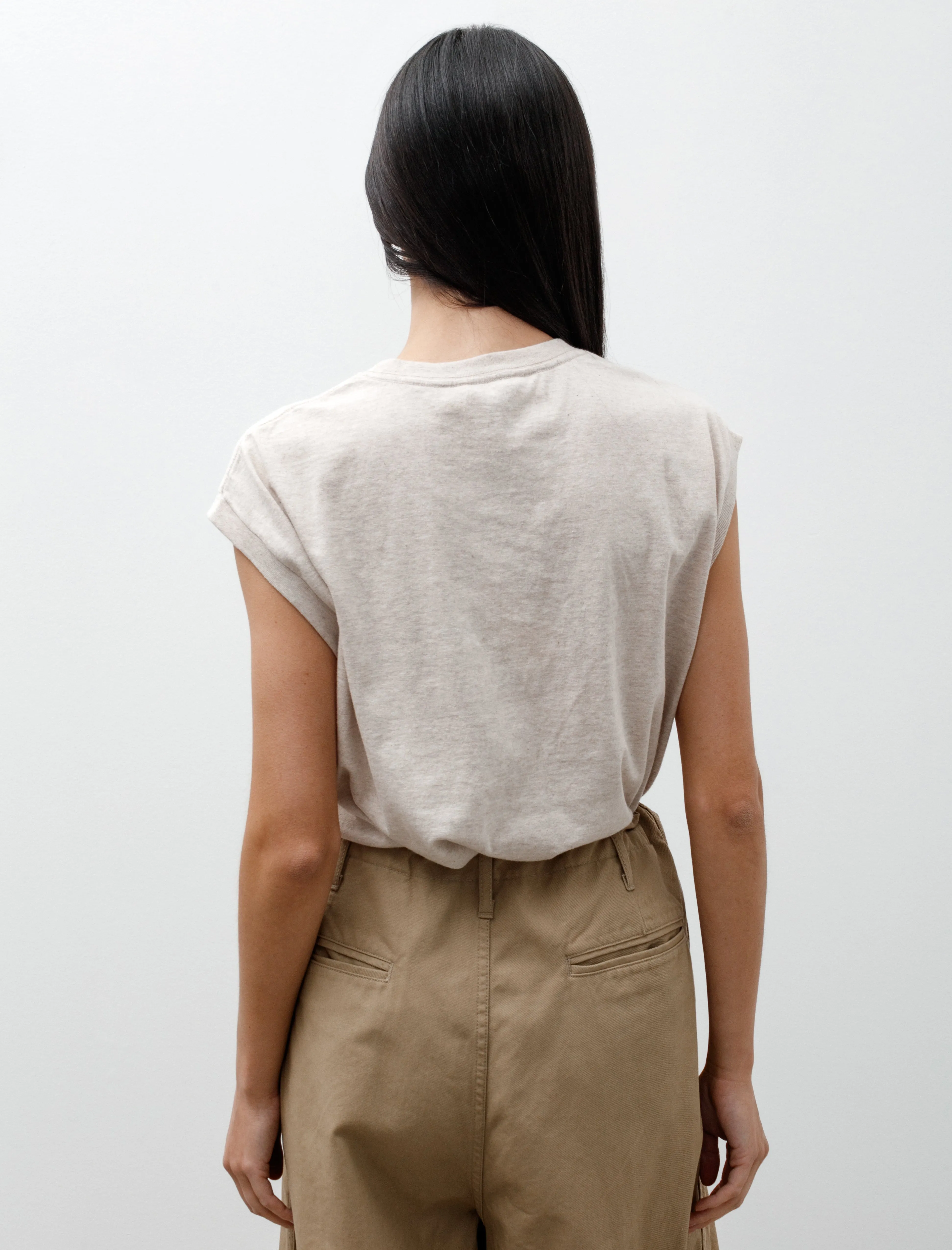 Seamless Crew Neck Sleeveless Top Brown sold by SHOP NEIGHBOR product image thumbnail 4