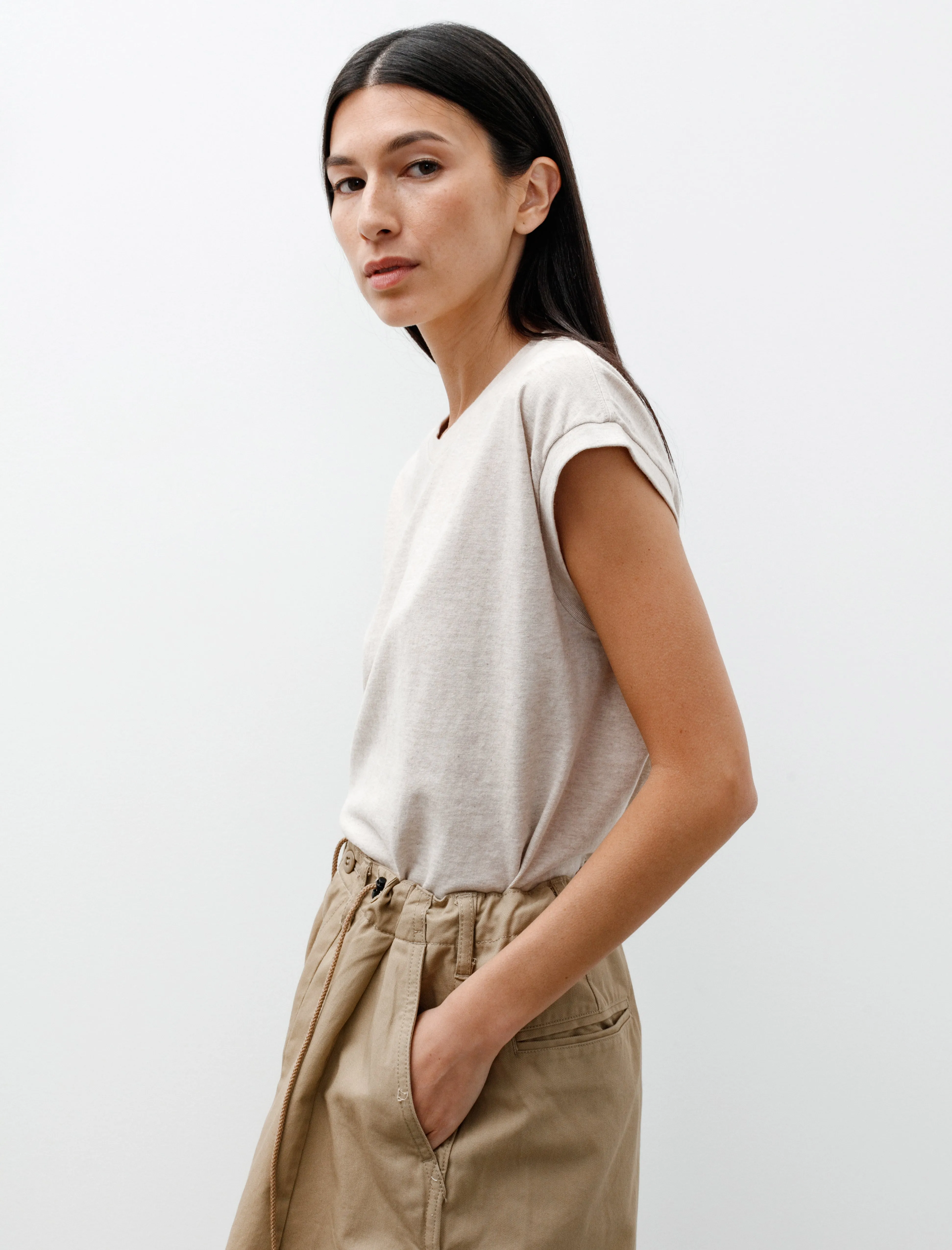 Seamless Crew Neck Sleeveless Top Brown sold by SHOP NEIGHBOR product image thumbnail 3