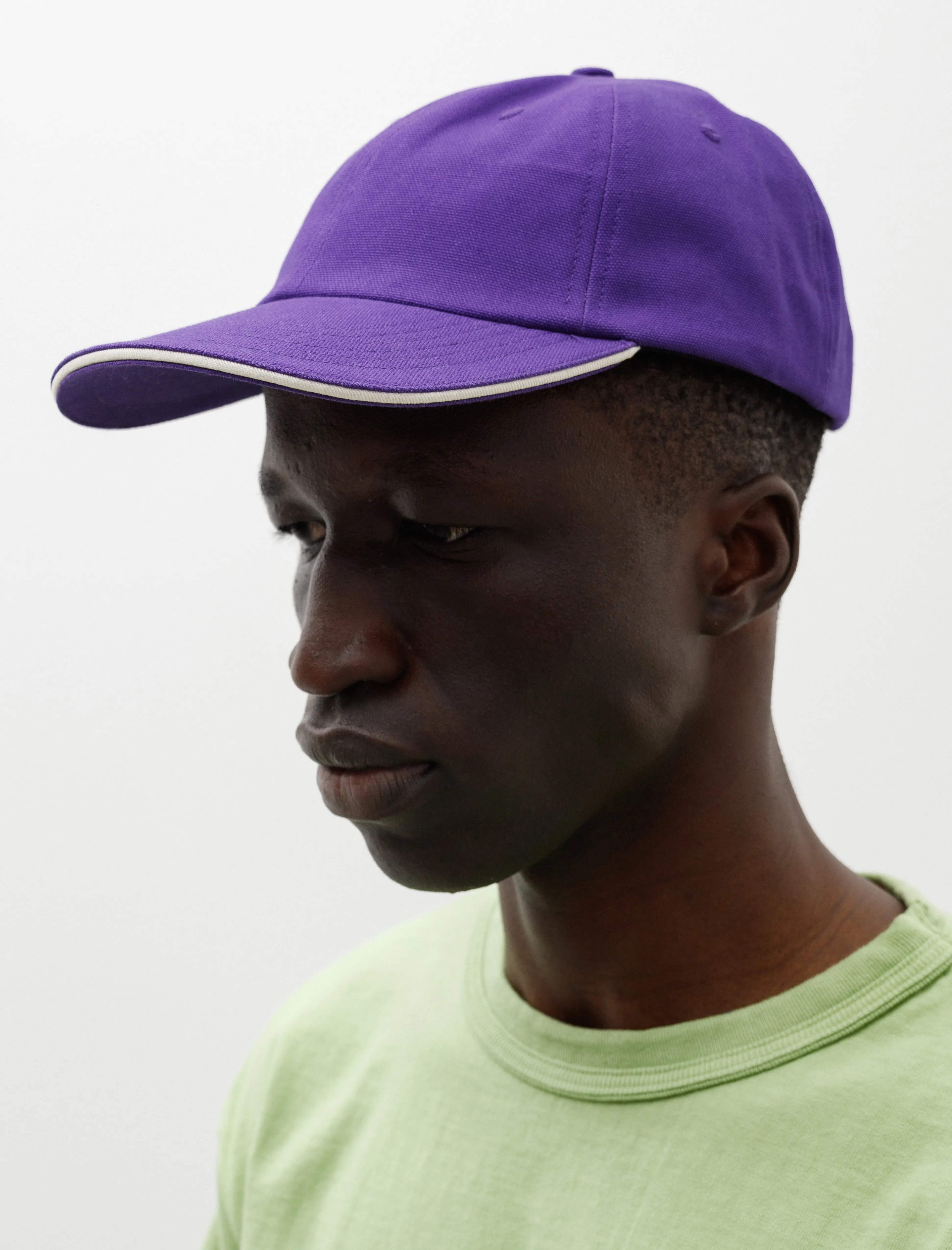 Piping Visor Hat Deep Purple sold by SHOP NEIGHBOR product image thumbnail 2