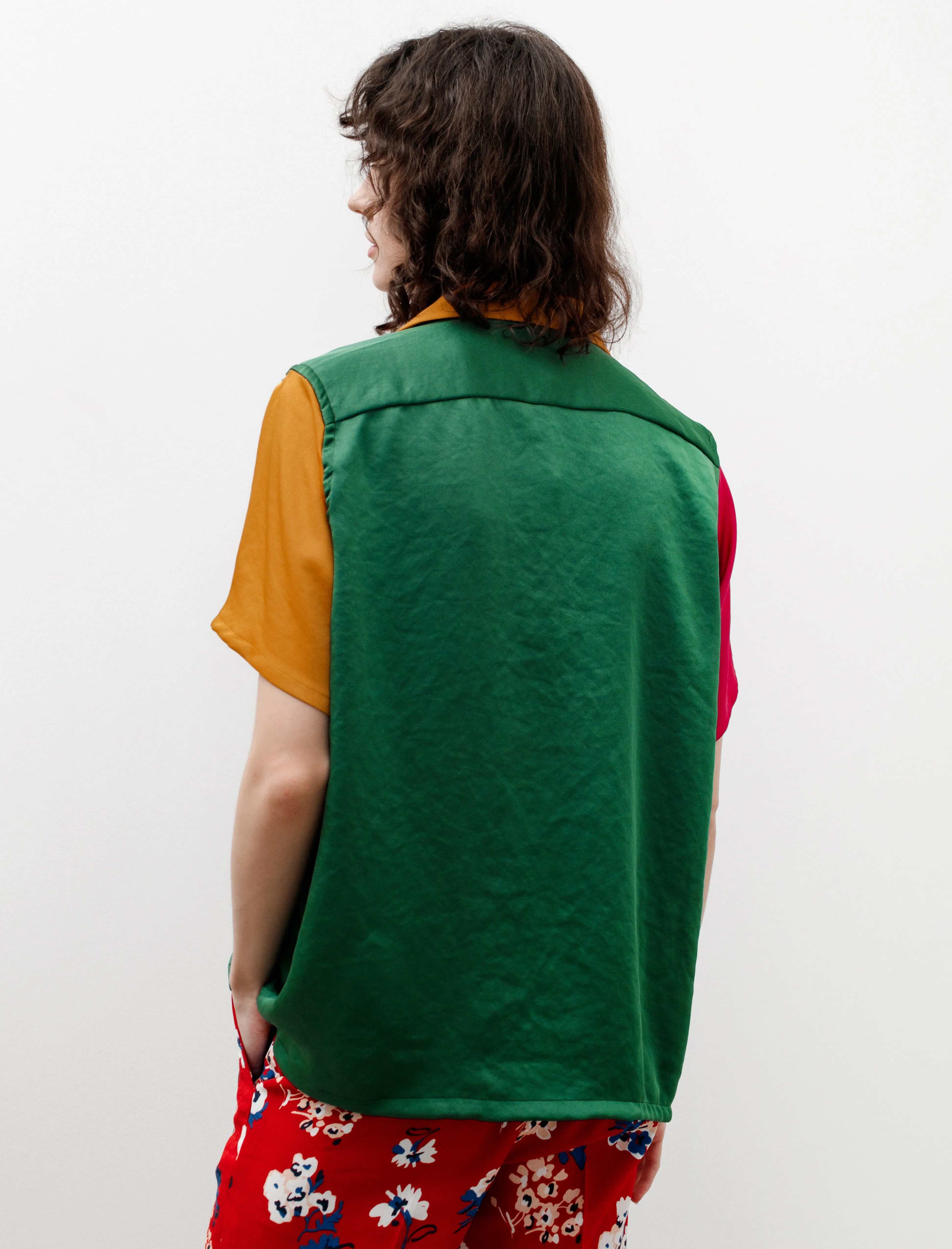 S/S Classic Shirt Poly Sateen Multi Vivid sold by SHOP NEIGHBOR product image thumbnail 4