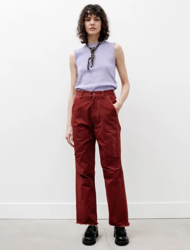 Worker Pants Heavy Twill Brick Red sold by SHOP NEIGHBOR