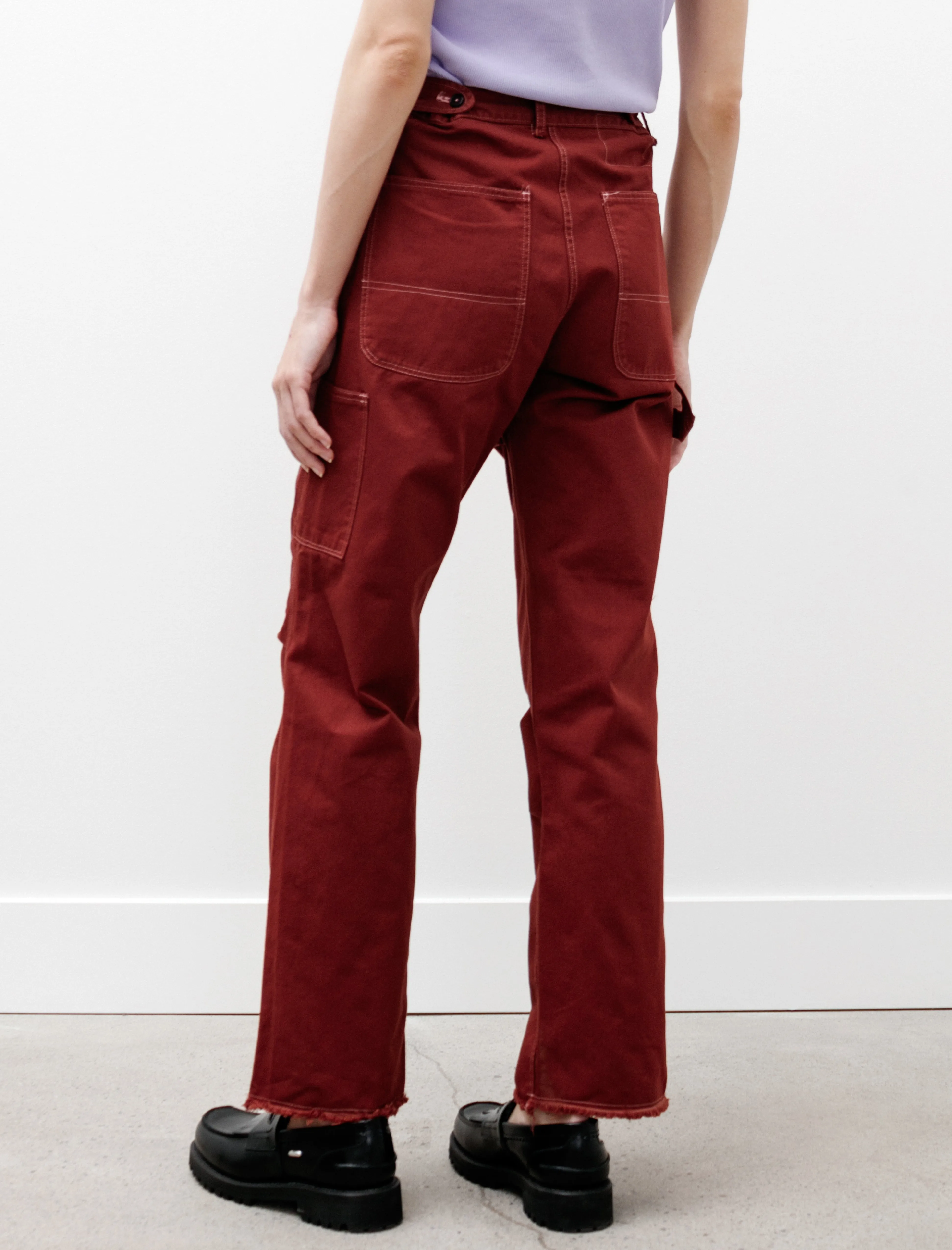 Worker Pants Heavy Twill Brick Red sold by SHOP NEIGHBOR product image thumbnail 5