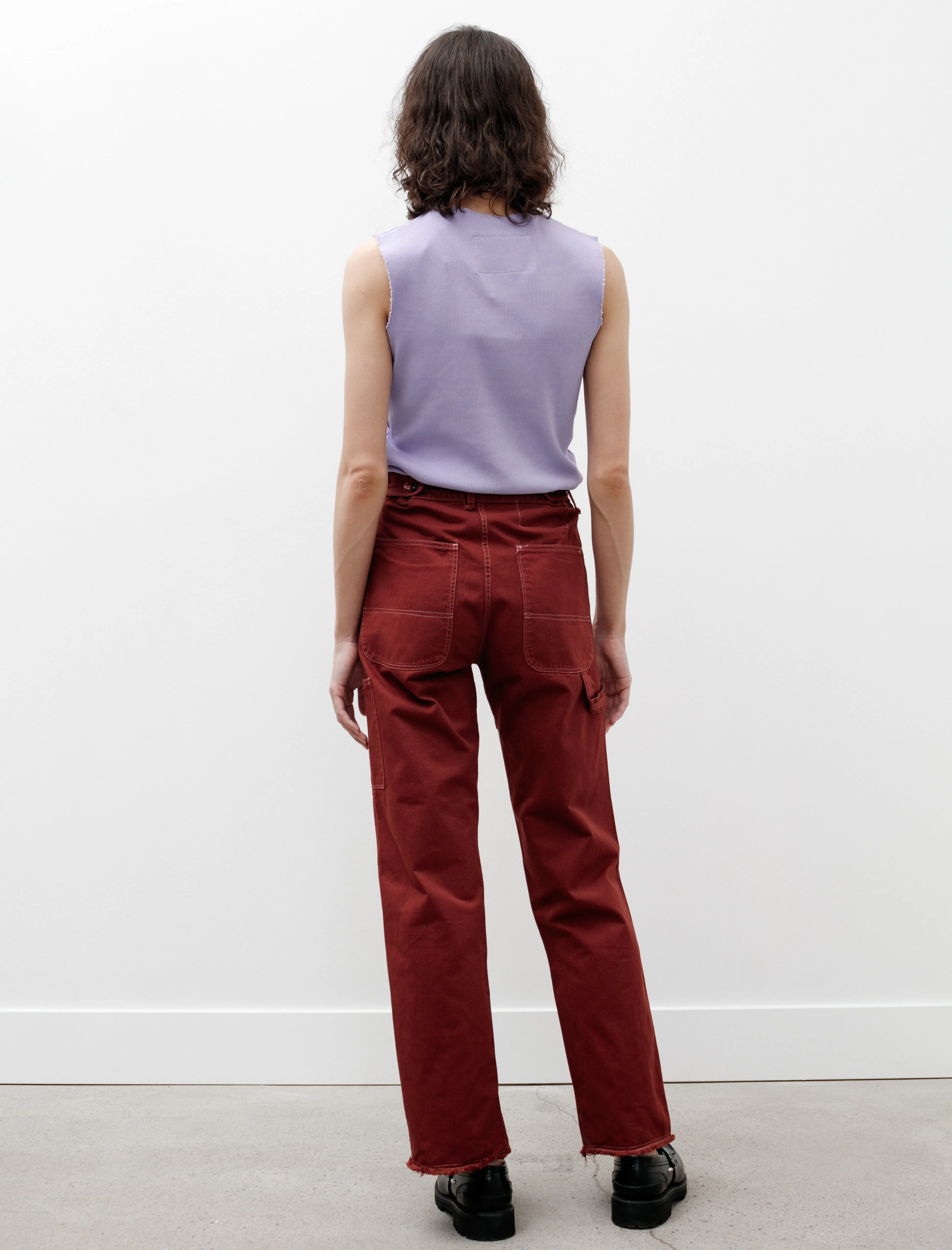 Worker Pants Heavy Twill Brick Red sold by SHOP NEIGHBOR product image thumbnail 4