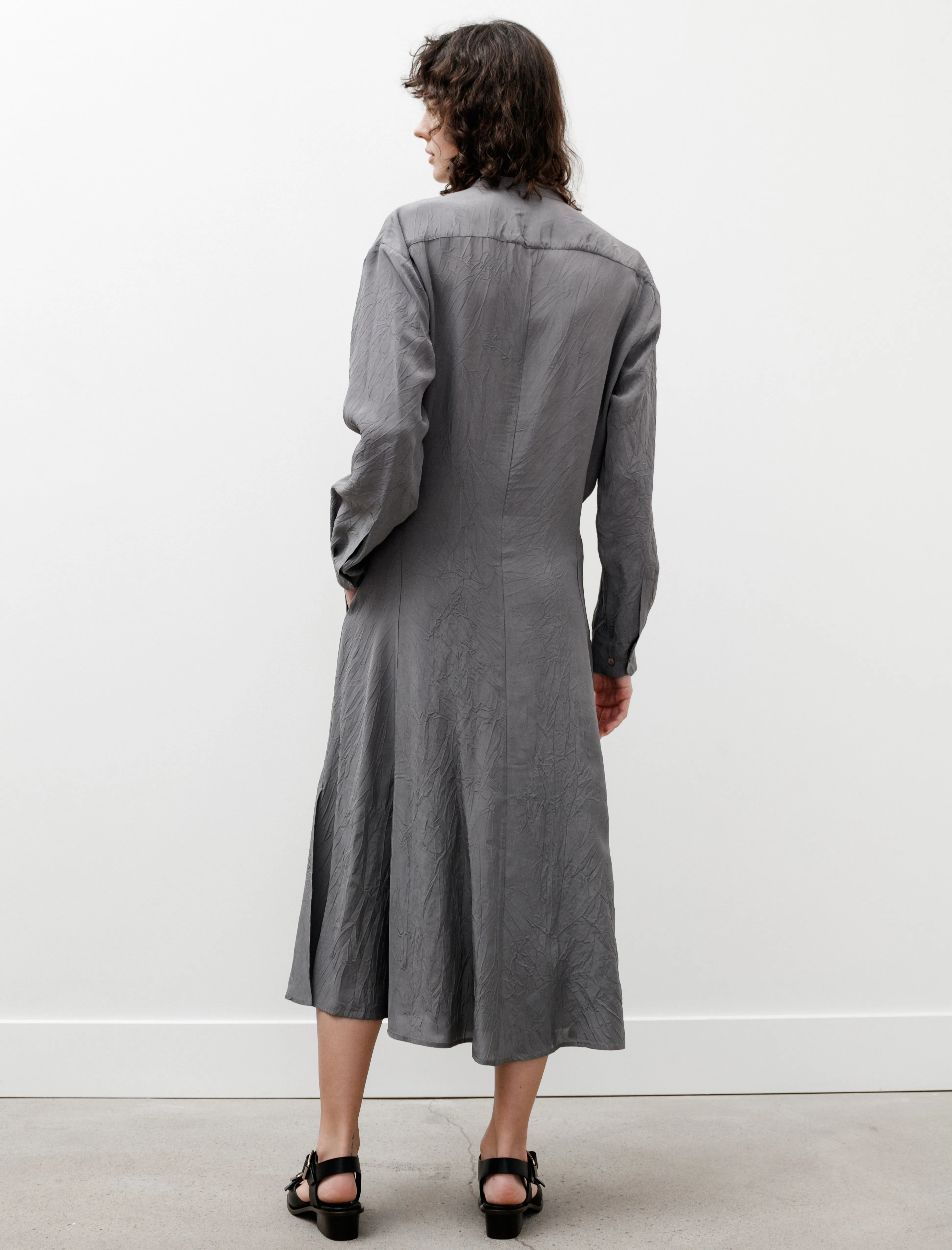 Gusset Collar Shirt Dress Aluminum sold by SHOP NEIGHBOR product image thumbnail 4