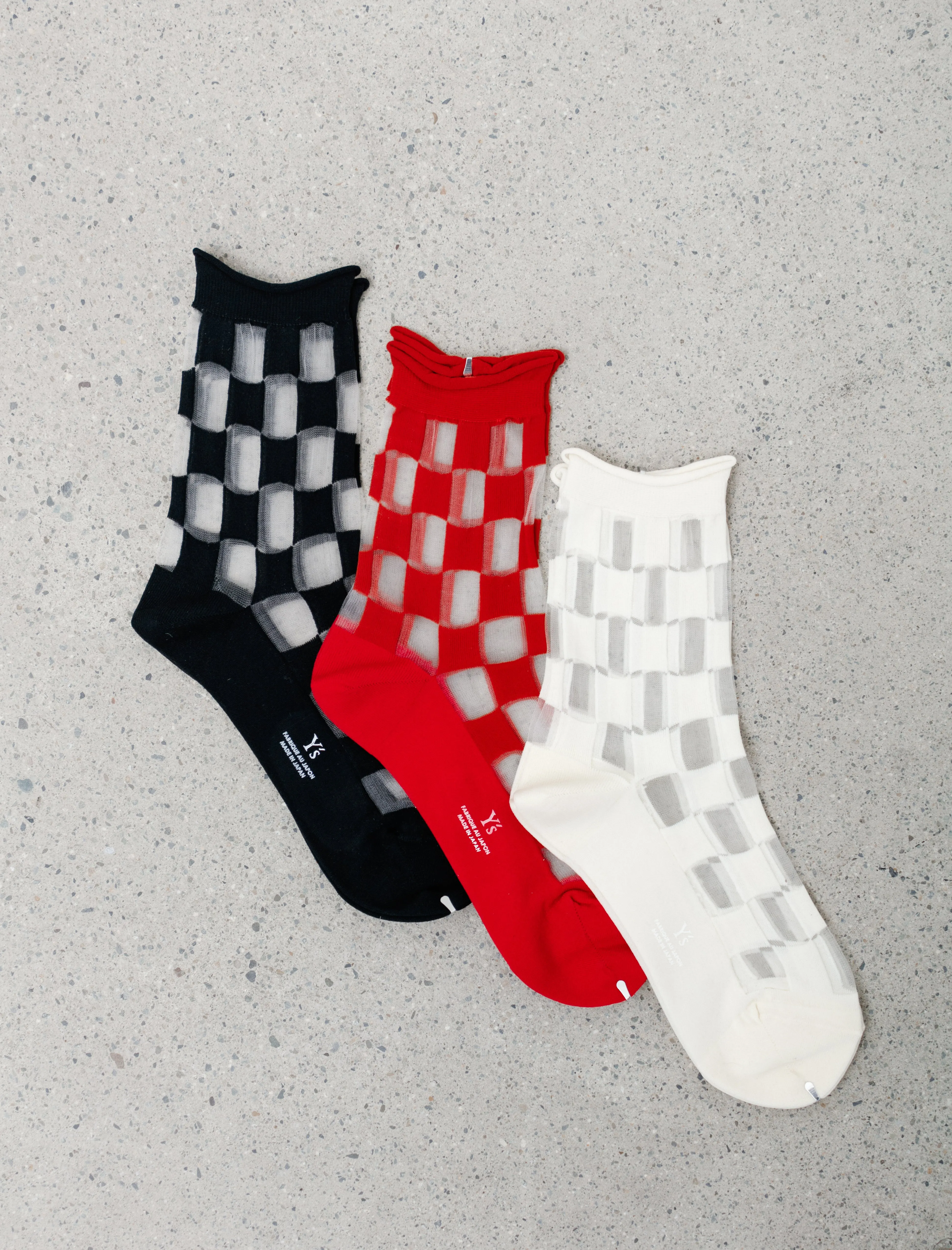 Sheer Checker Socks sold by SHOP NEIGHBOR