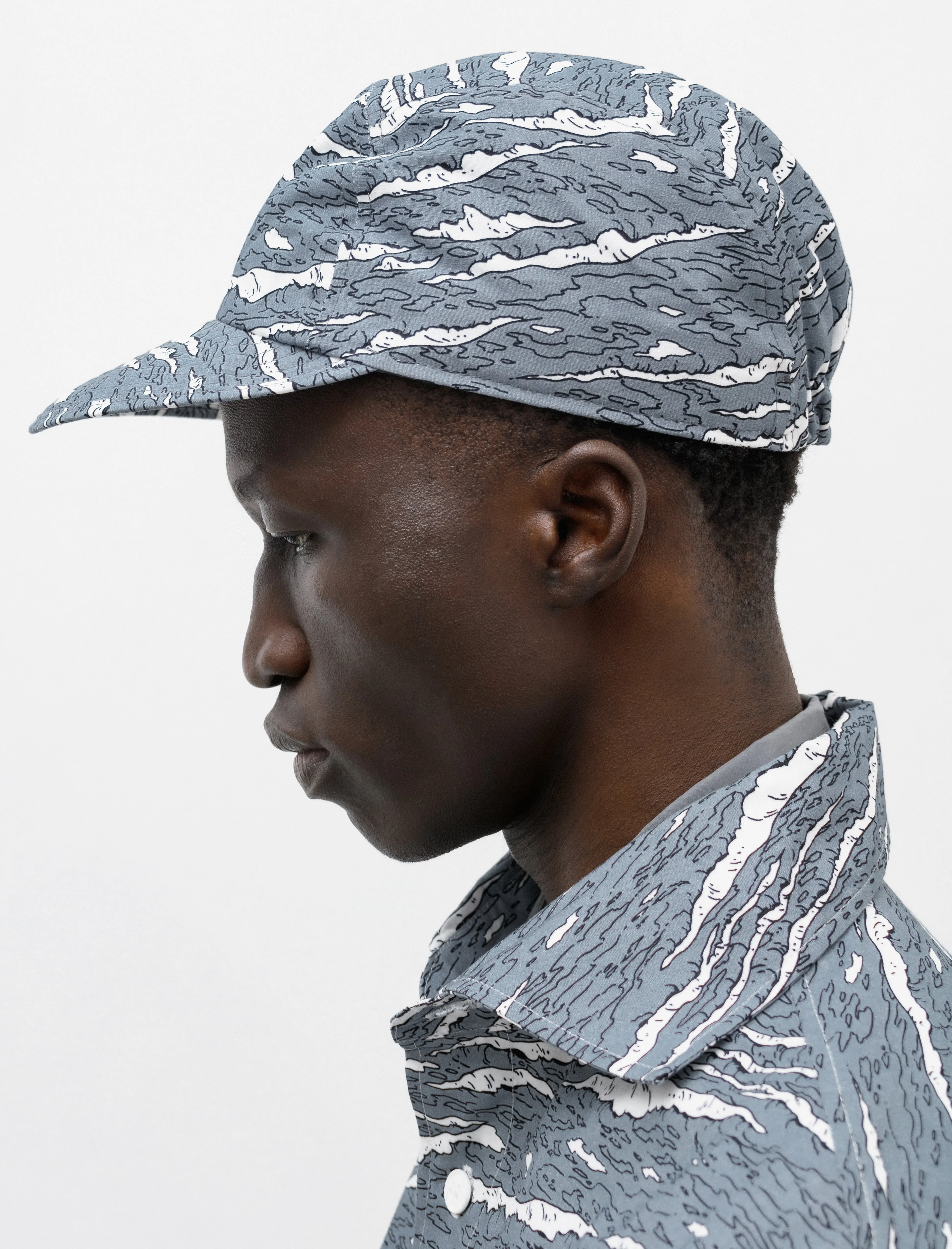 Marina Cap Cotton Linen Atlantic Wave Camo sold by SHOP NEIGHBOR product image thumbnail 3