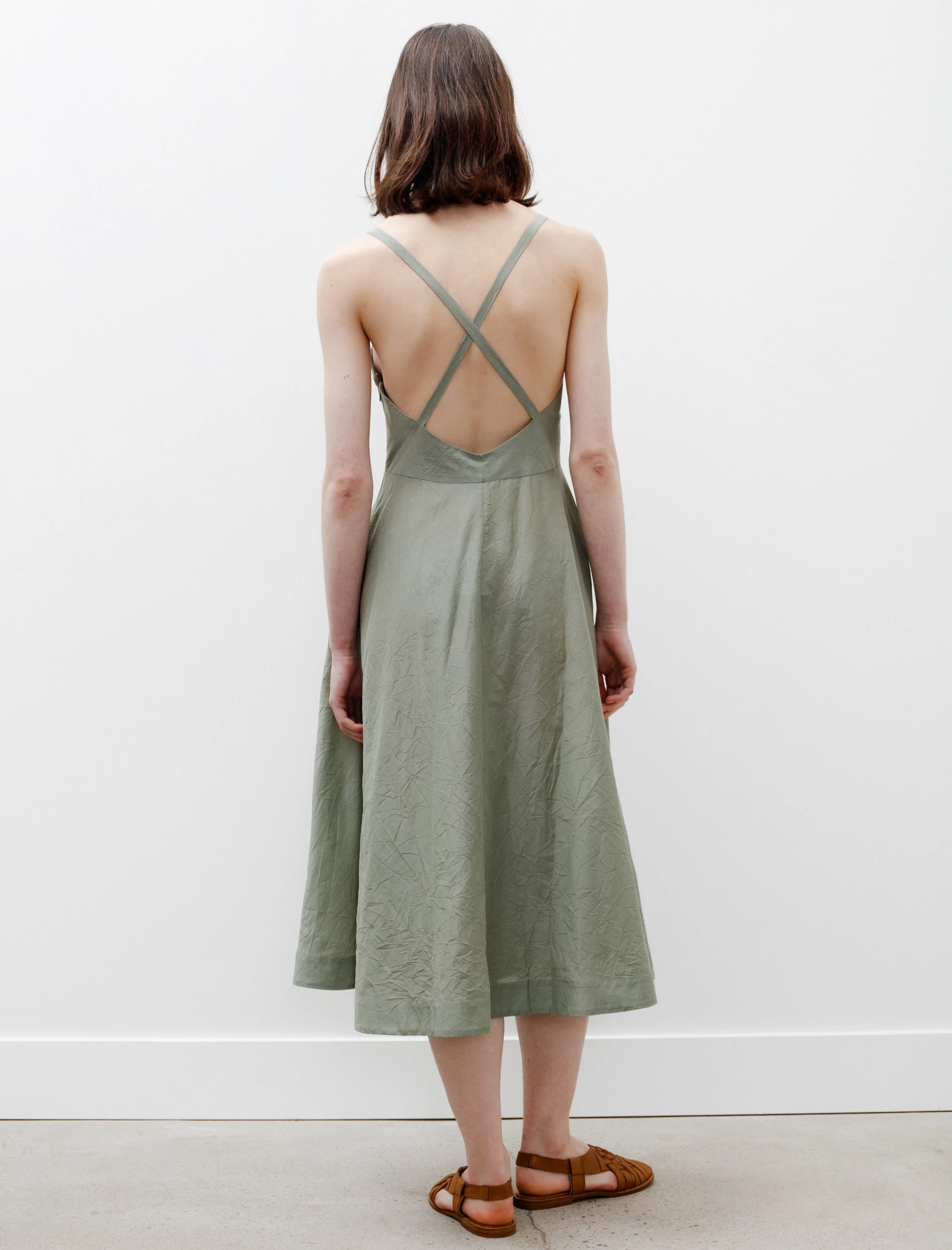 Argentina Dress Light Khaki sold by SHOP NEIGHBOR product image thumbnail 3