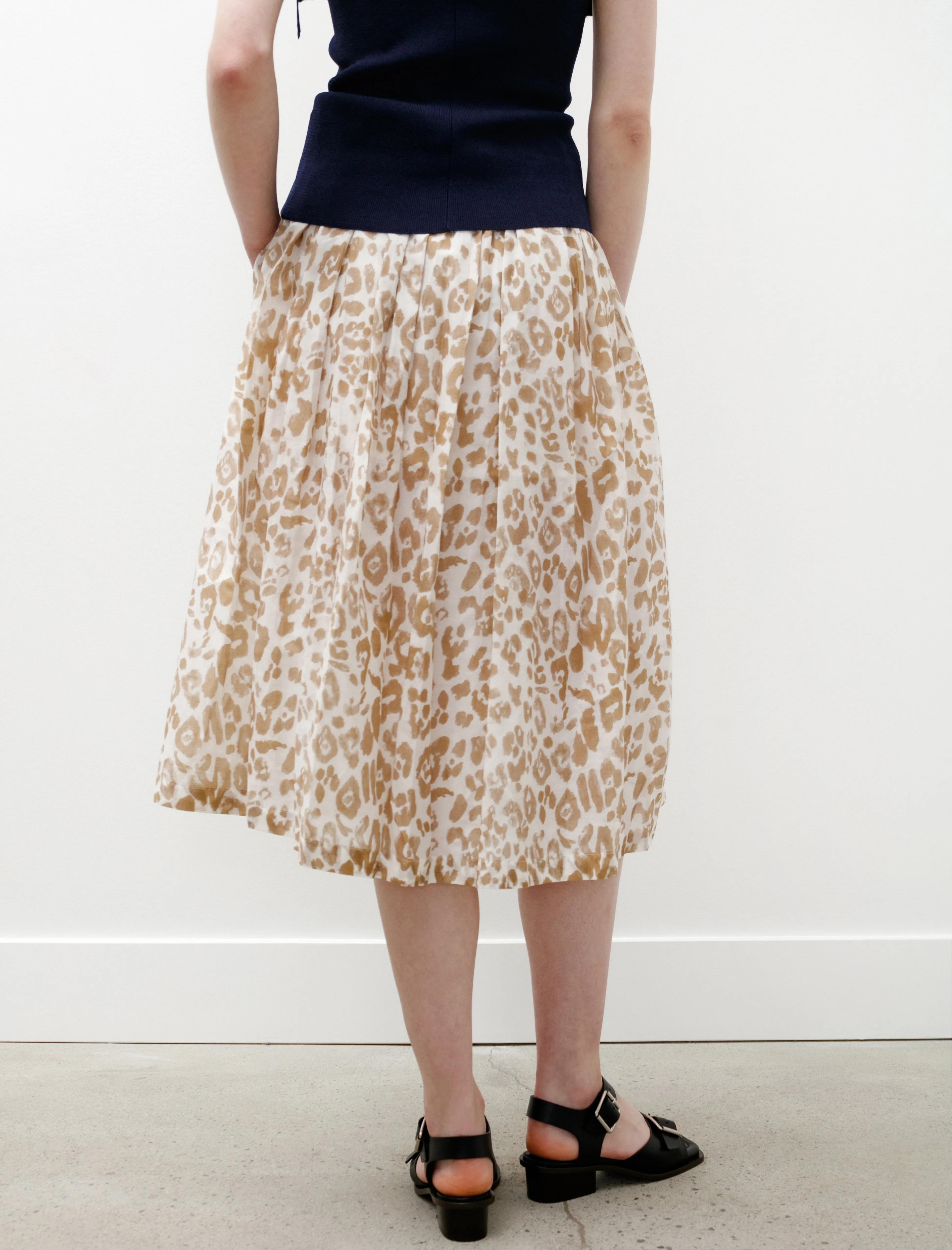Quilted Skirt Leopard Beige sold by SHOP NEIGHBOR product image thumbnail 5