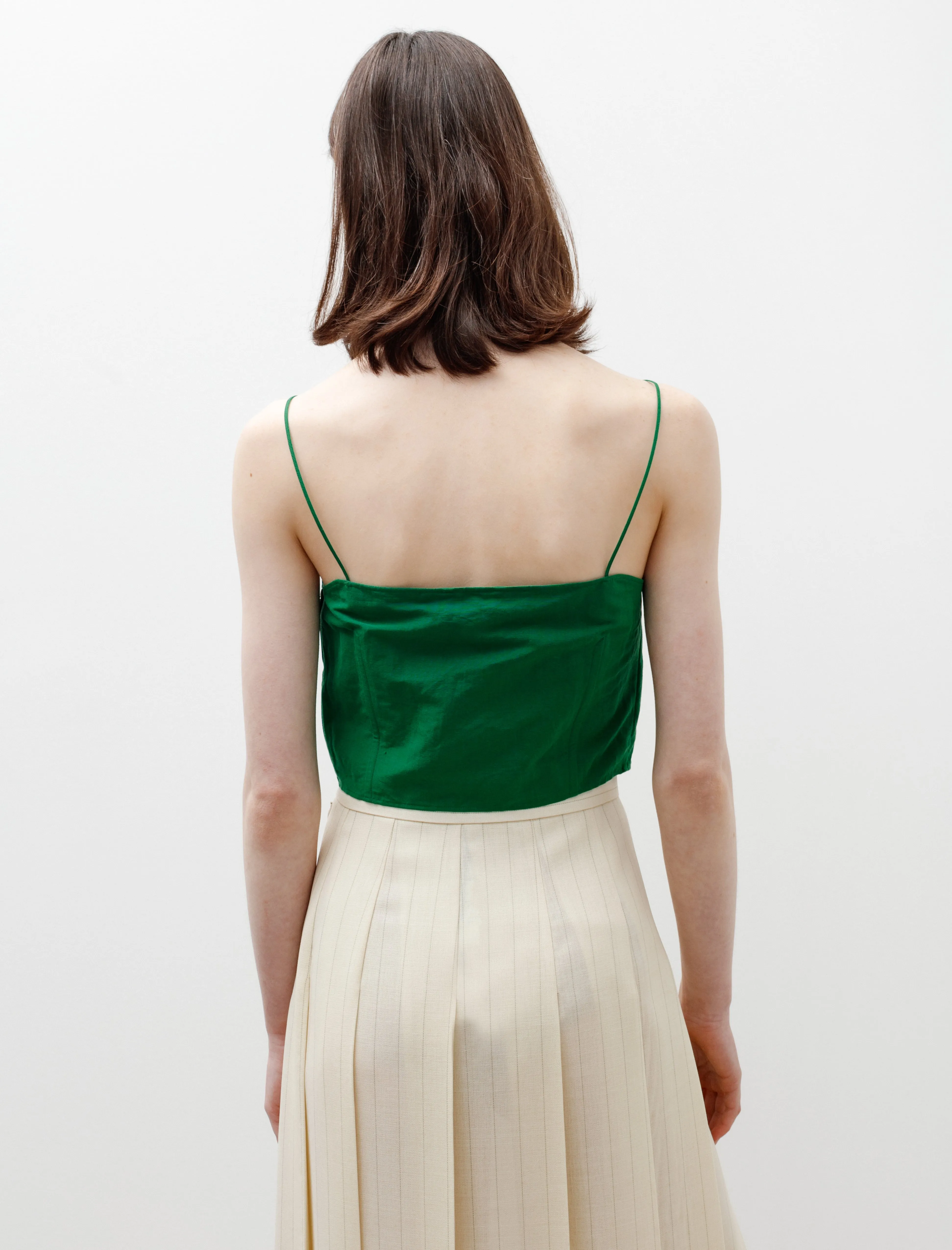 High Density Finx Linen Camisole Green sold by SHOP NEIGHBOR product image thumbnail 3