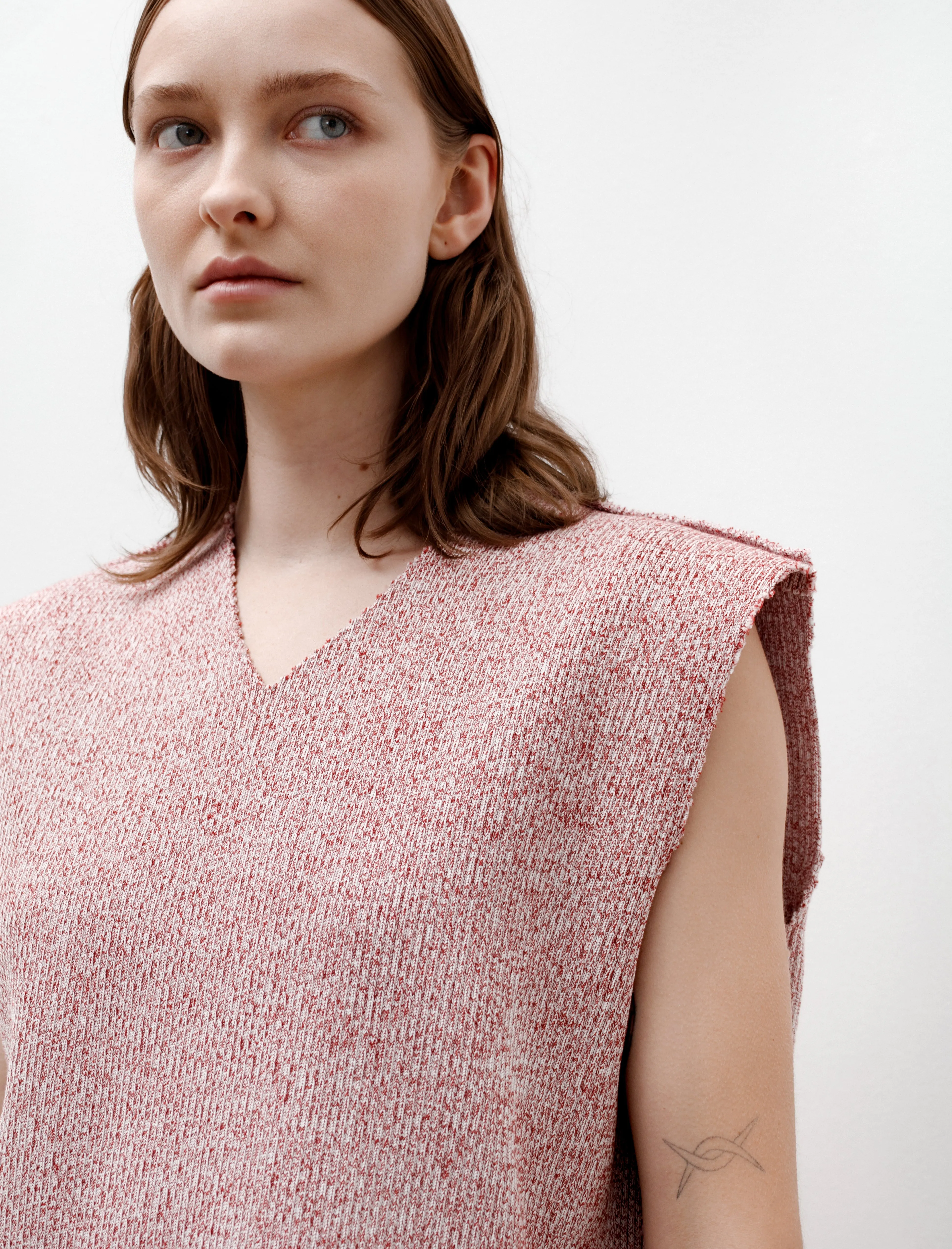Spencer Vest Red Melange sold by SHOP NEIGHBOR product image thumbnail 2