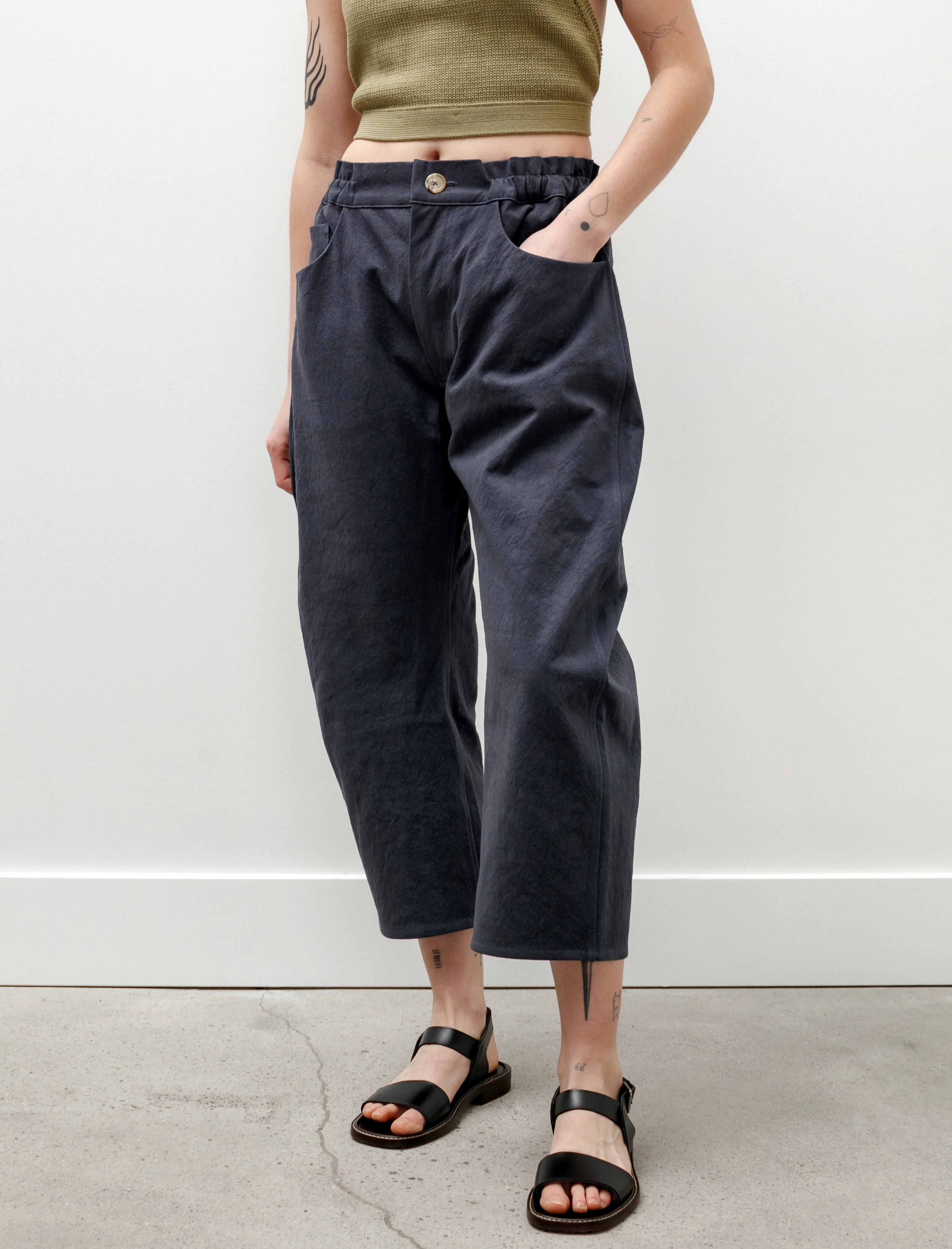 Circle Pants Navy sold by SHOP NEIGHBOR product image thumbnail 2