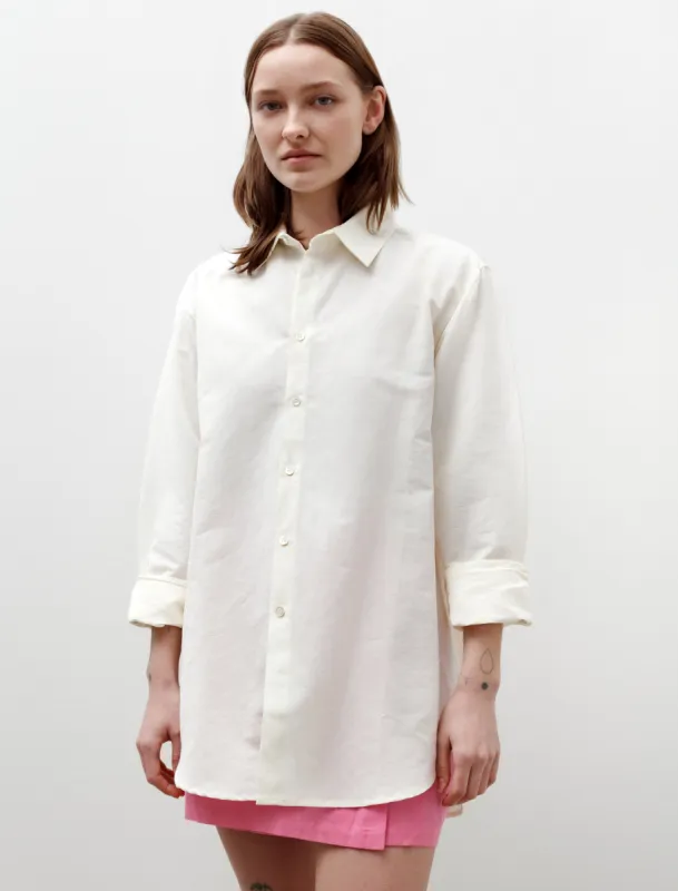 Linen Shirt White sold by SHOP NEIGHBOR