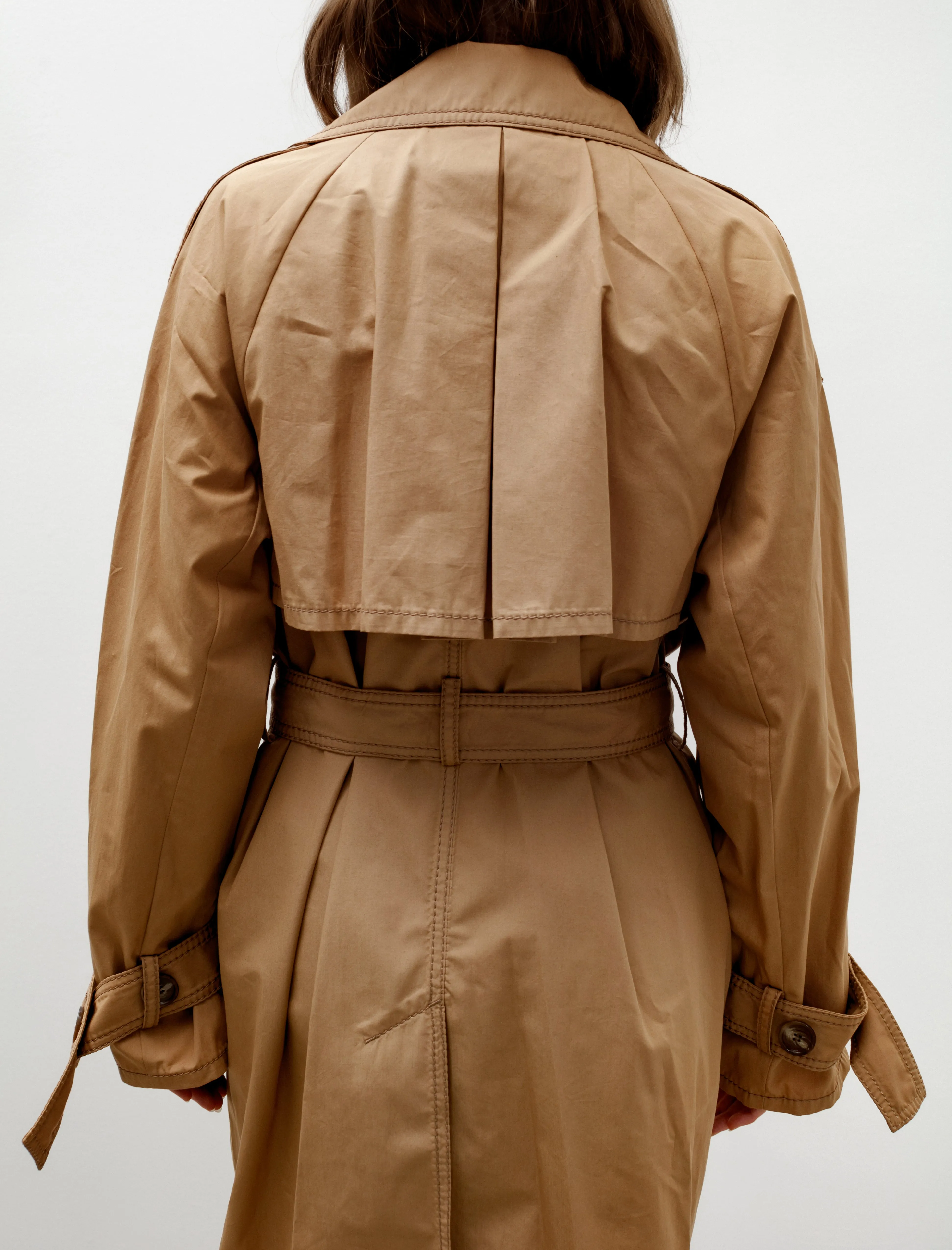 Capelet Trench Coat Khaki Beige sold by SHOP NEIGHBOR product image thumbnail 5