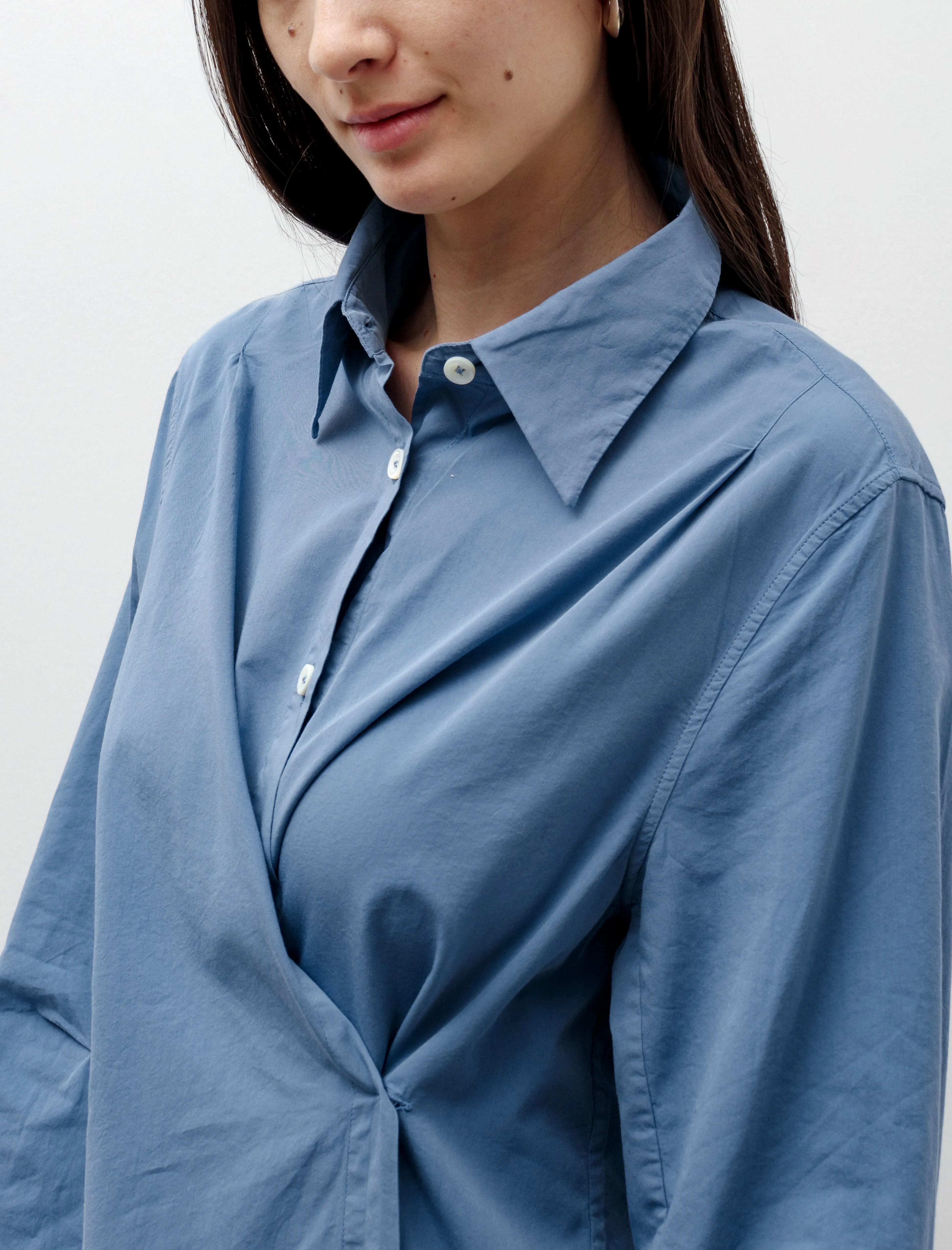 Machine Dress Antique Blue Peached Cupro sold by SHOP NEIGHBOR product image thumbnail 5