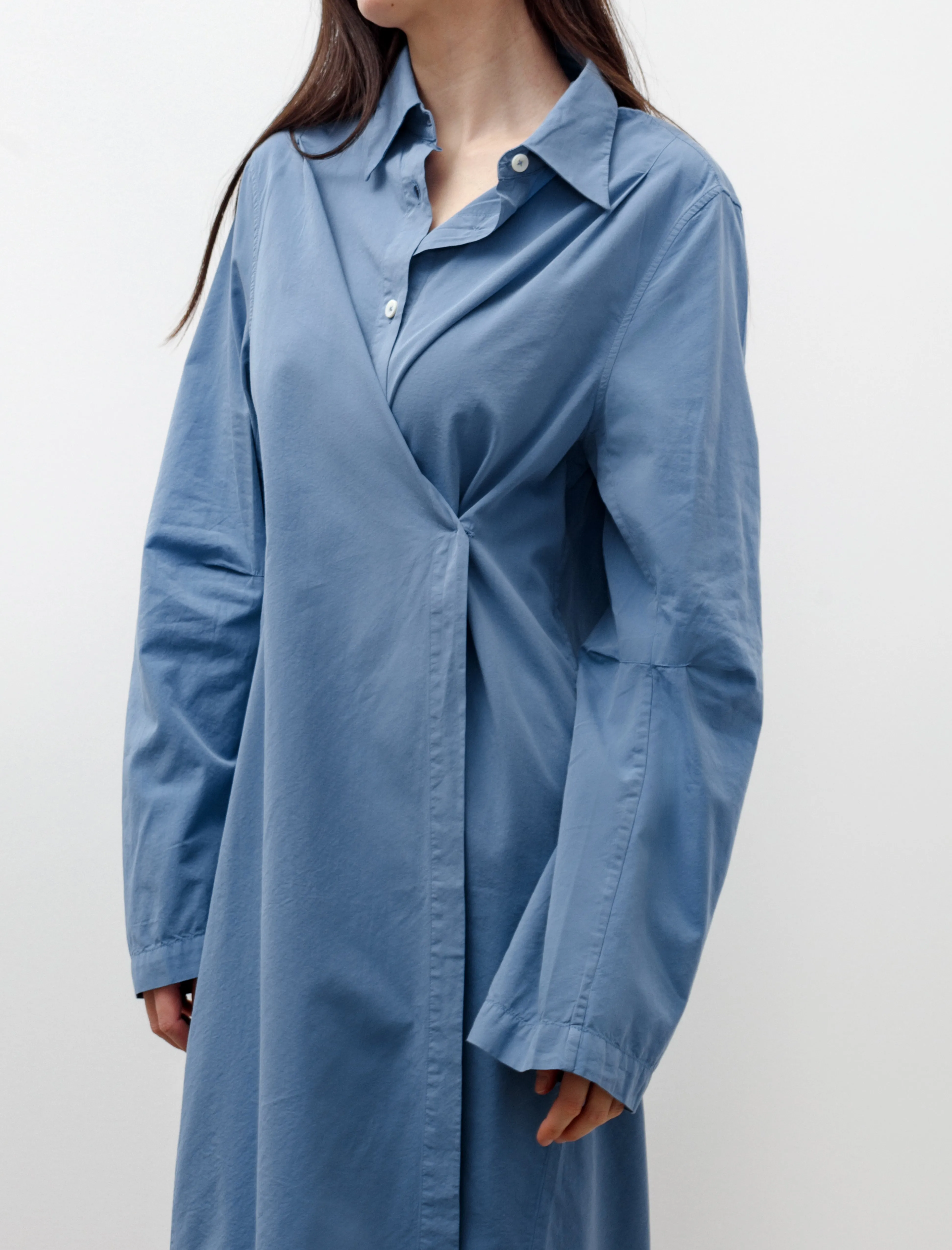 Machine Dress Antique Blue Peached Cupro sold by SHOP NEIGHBOR product image thumbnail 4