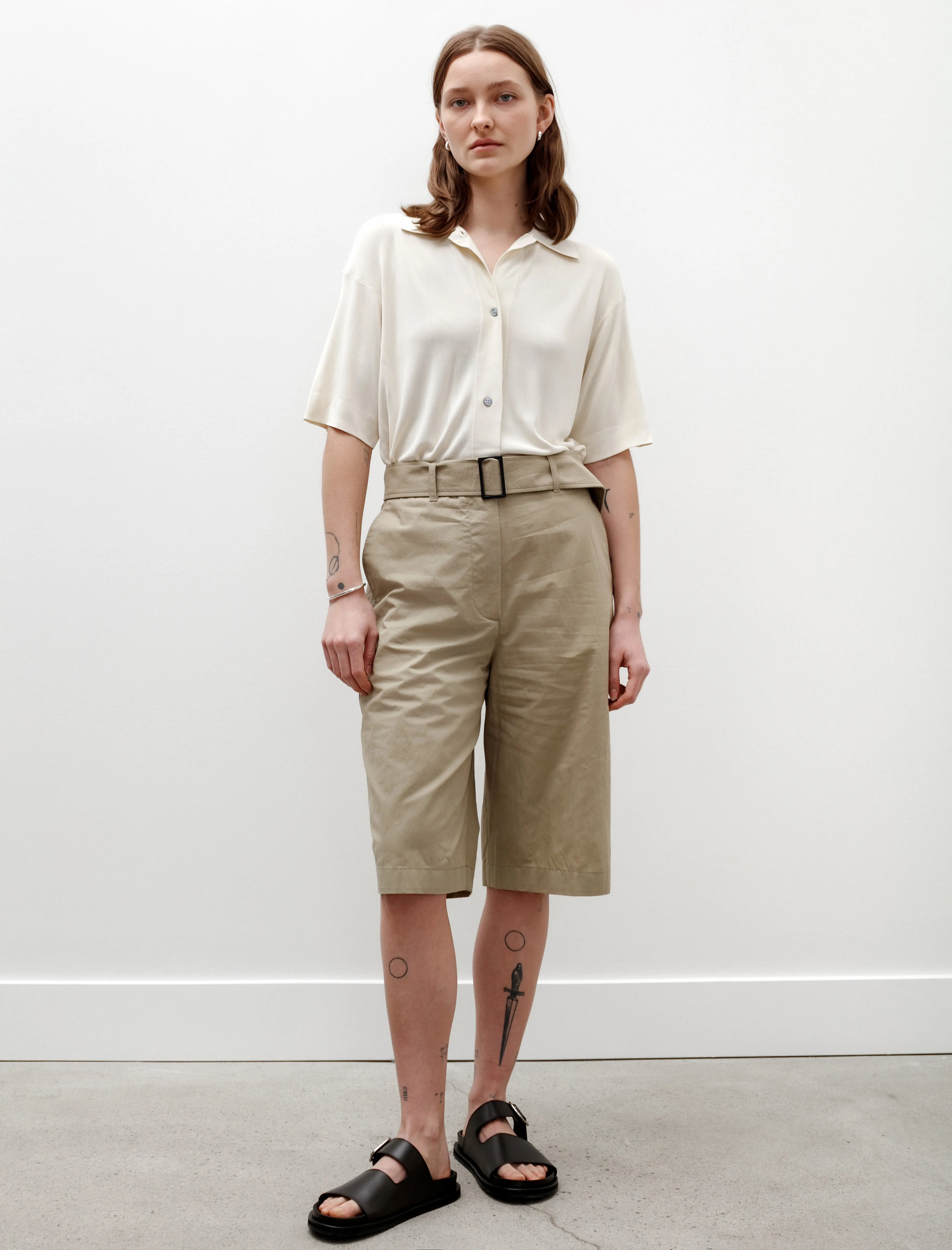 Calvi Shorts Cotton Corn sold by SHOP NEIGHBOR