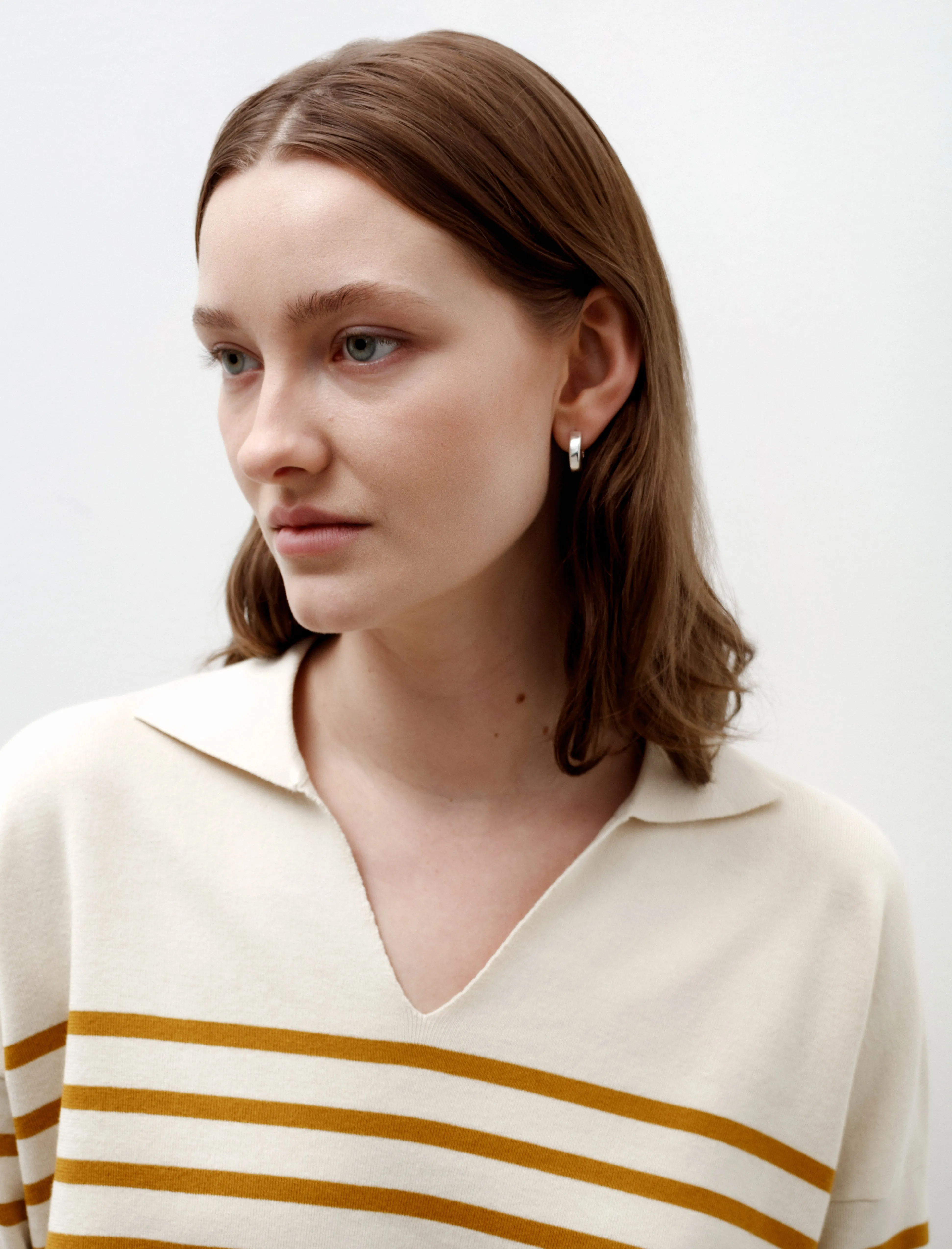 Open Neck Jumper Ecru/Cider sold by SHOP NEIGHBOR product image thumbnail 2