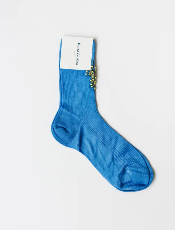 Mimosa Bead Socks Blue sold by SHOP NEIGHBOR