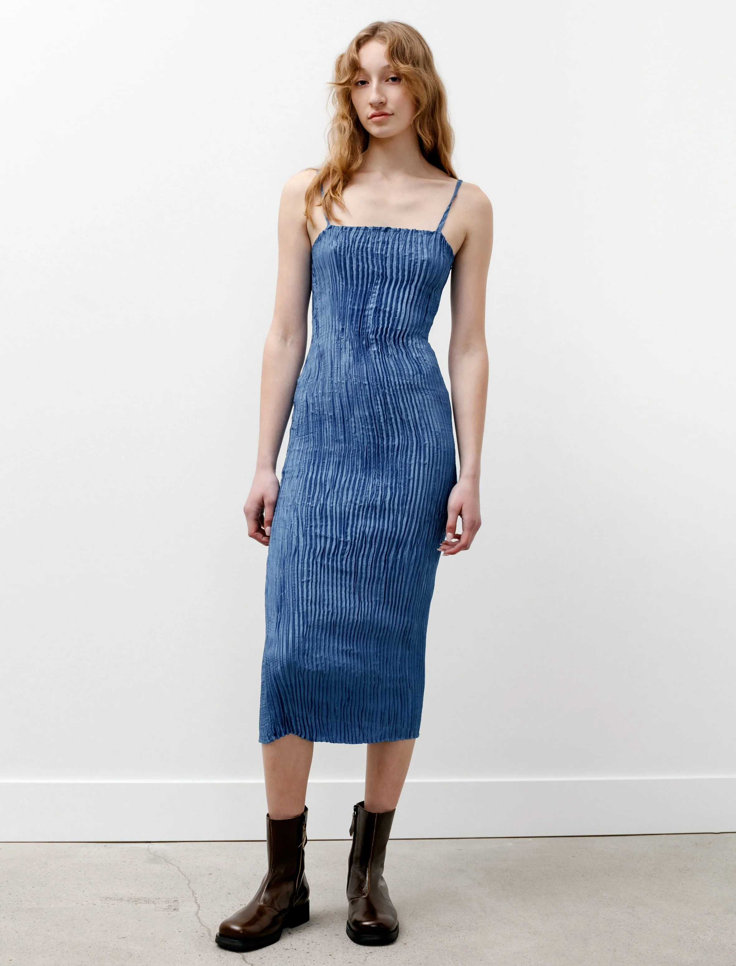 Camisole Tube Dress Long Light Indigo sold by SHOP NEIGHBOR