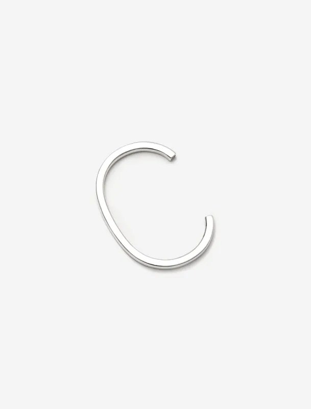 Square Bracelet Polished Silver made by SHOP NEIGHBOR