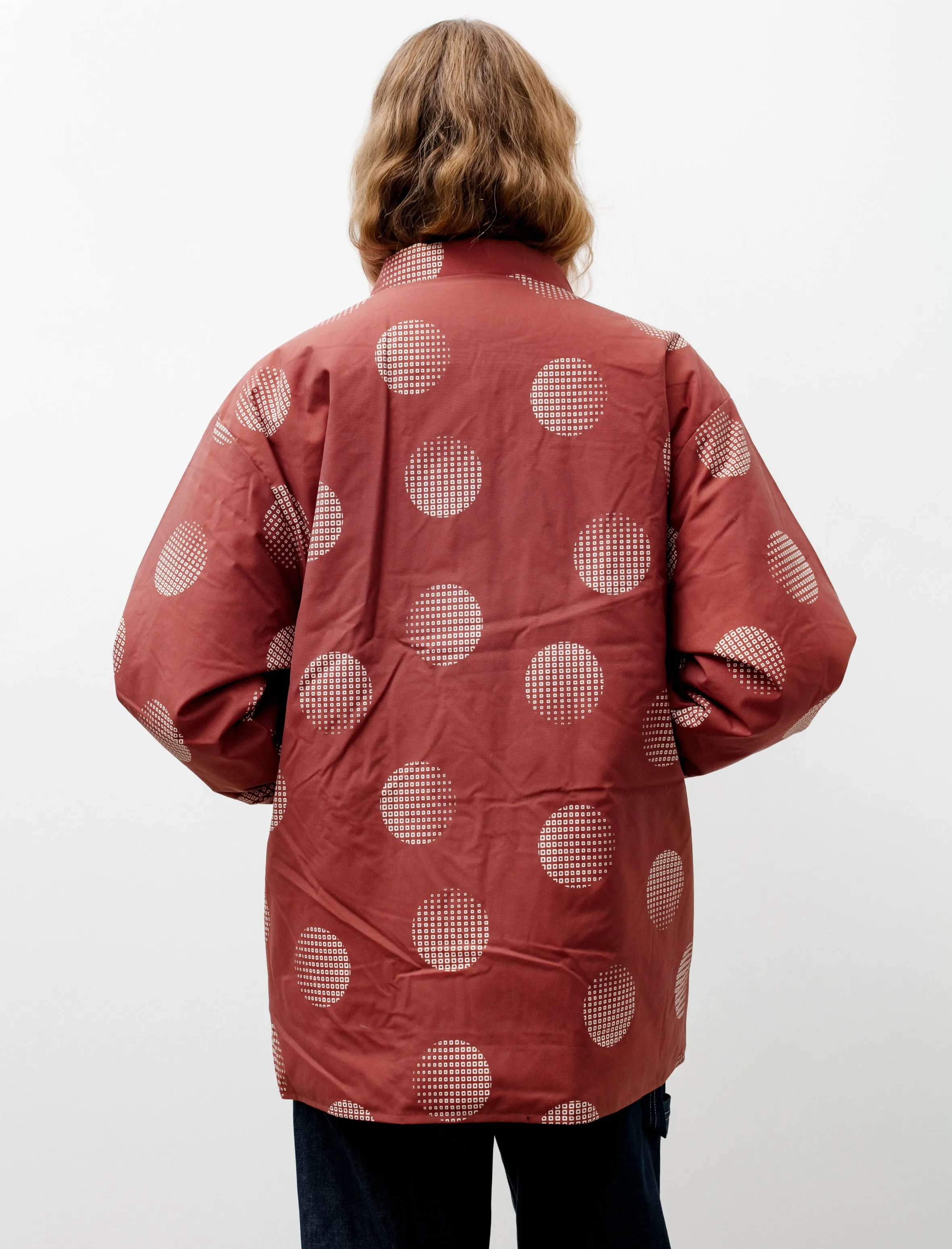 Sur Coat Printed Nylon Brick Brown sold by SHOP NEIGHBOR product image thumbnail 4