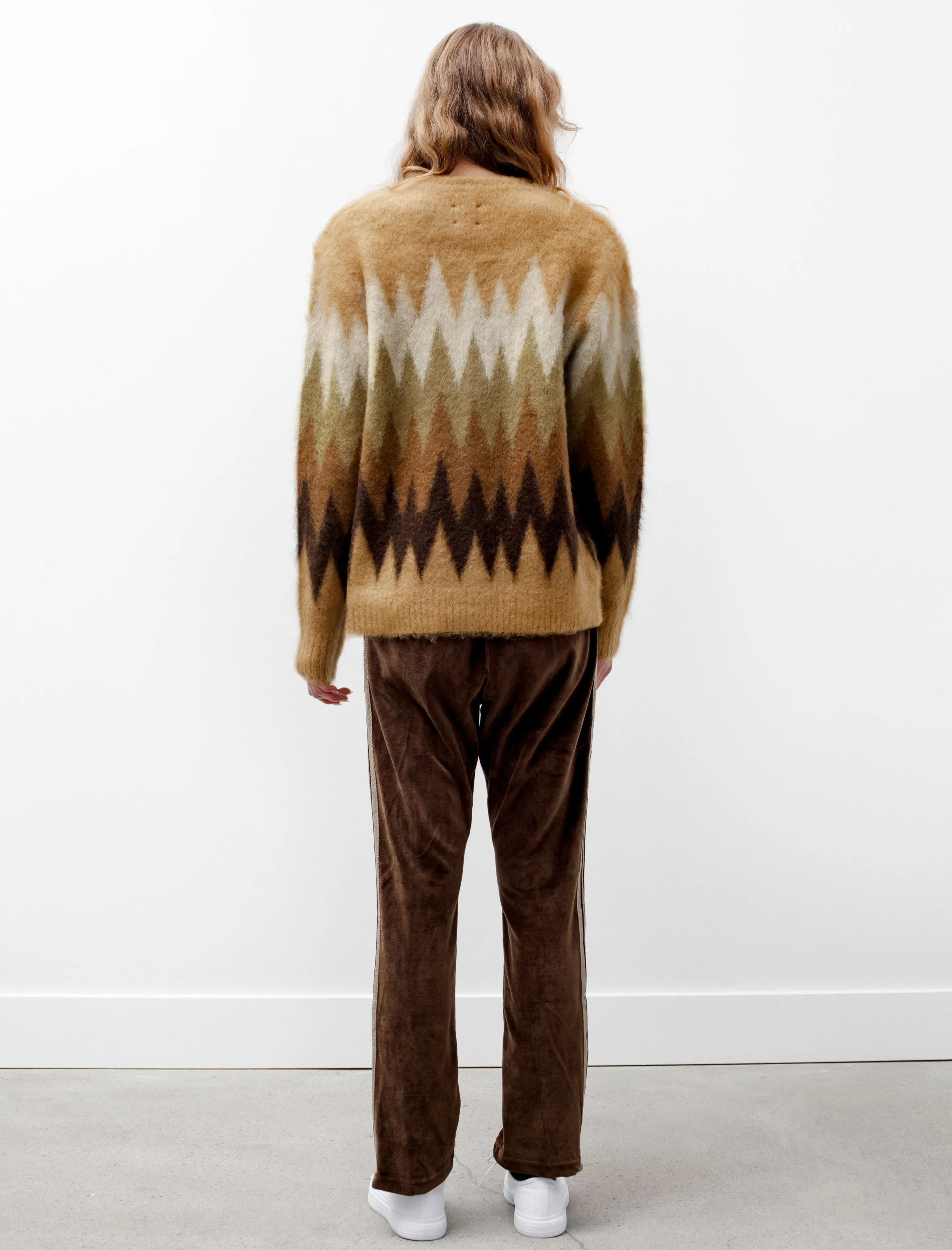 Narrow Track Pants Velour Brown sold by SHOP NEIGHBOR product image thumbnail 4