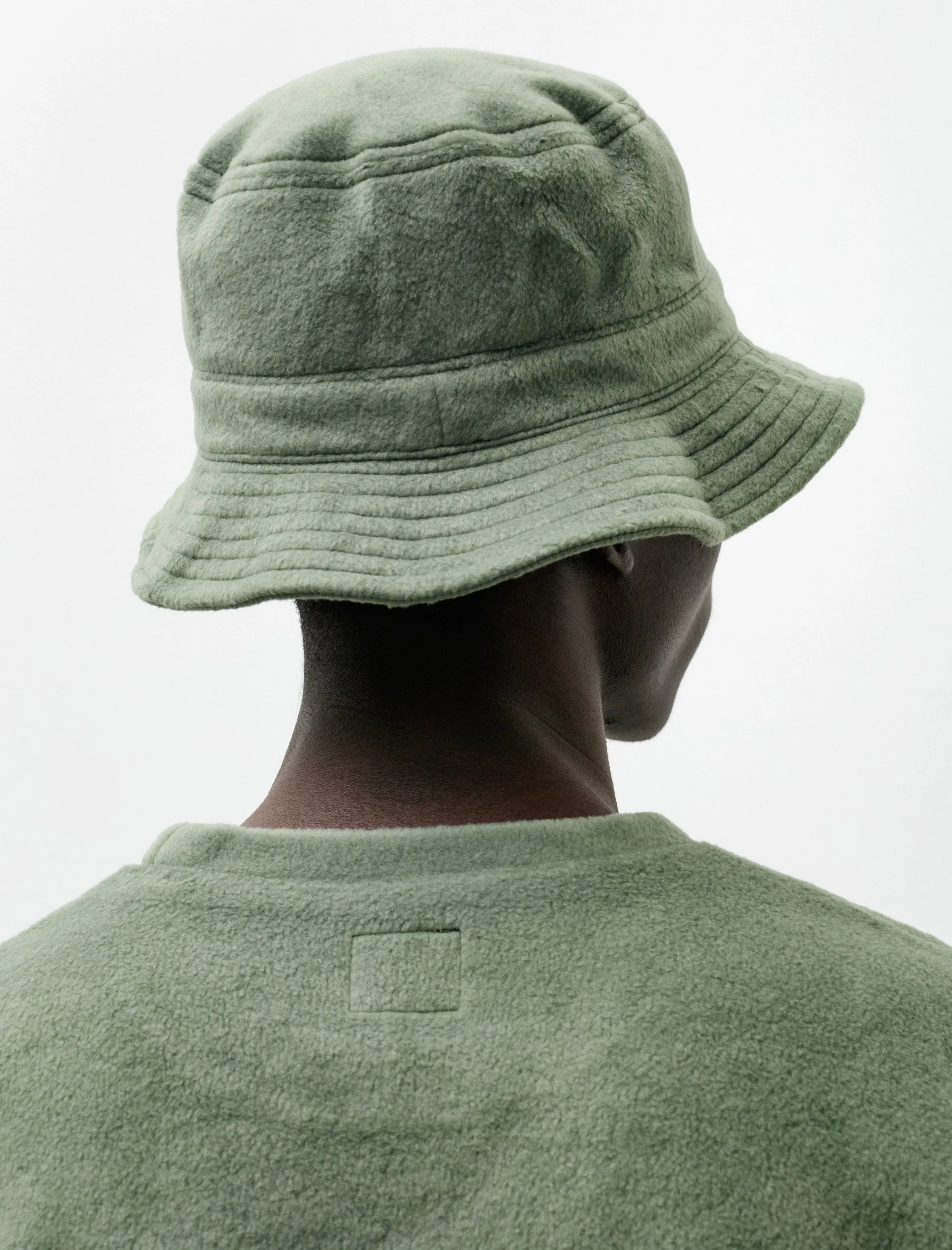 Fleece Bucket Hat Green sold by SHOP NEIGHBOR product image thumbnail 2